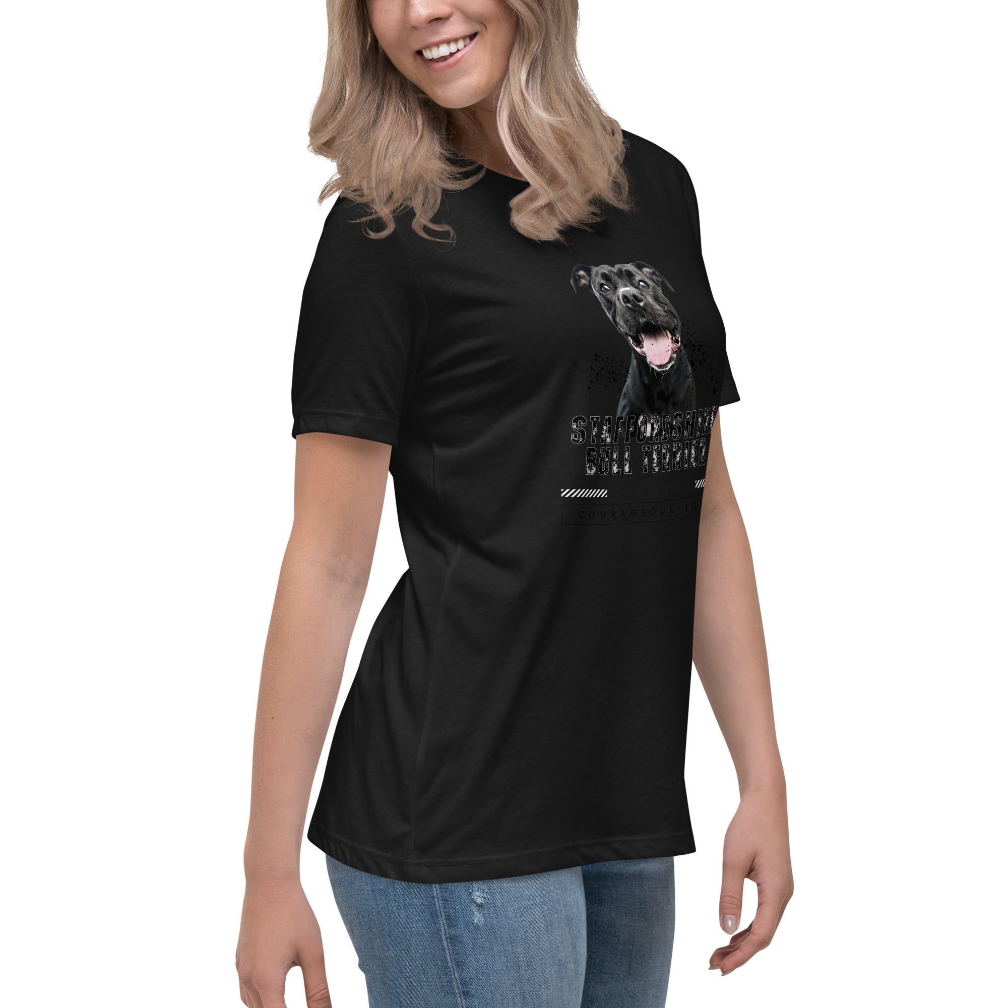 Staffordshire Bull Terrier Women's Relaxed T-Shirt