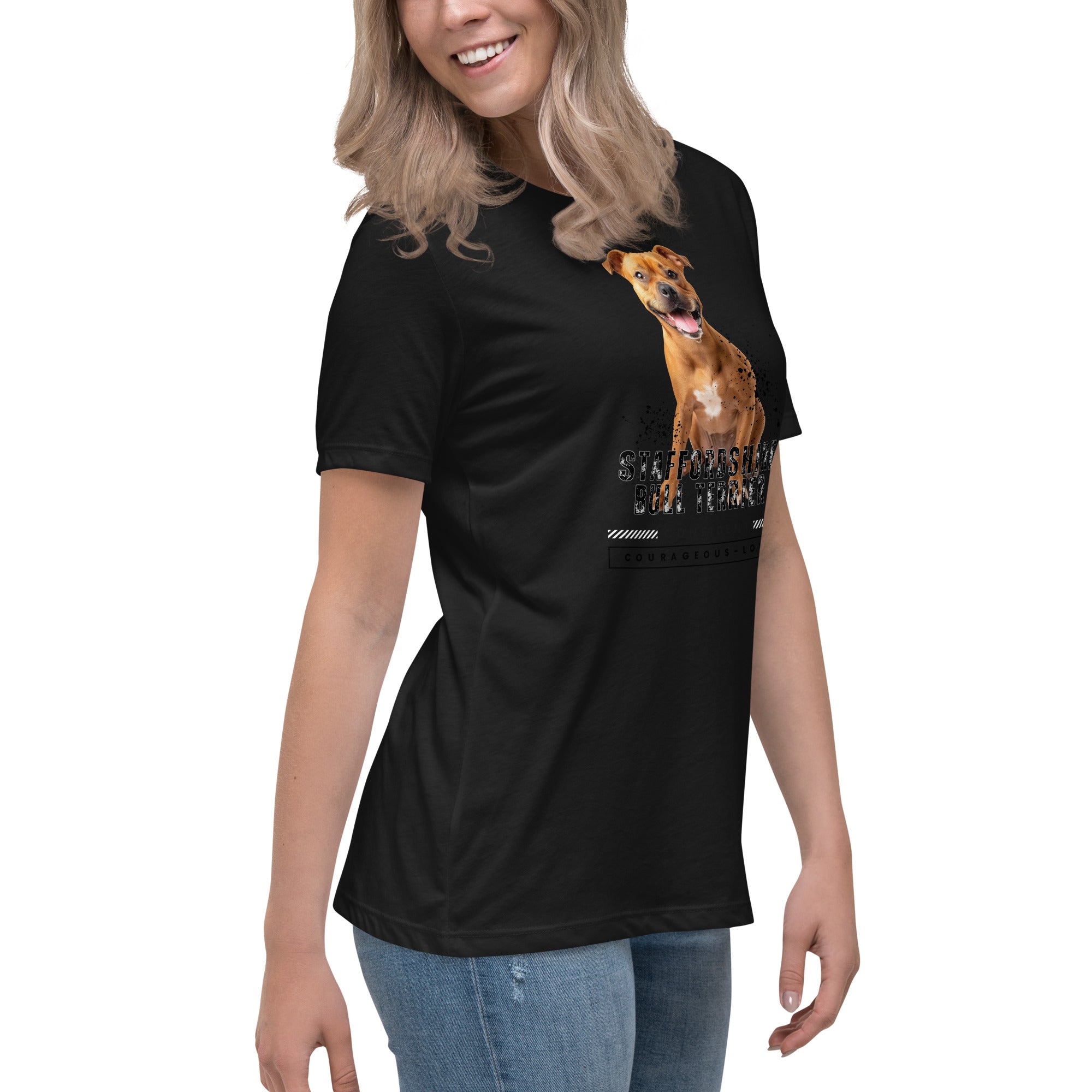 Staffordshire Bull Terrier Women's Relaxed T-Shirt