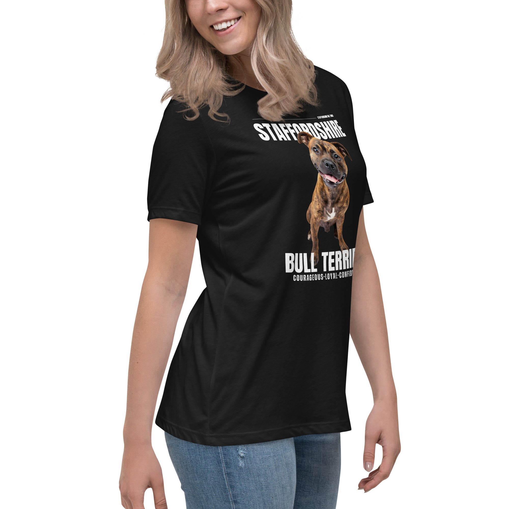 Staffordshire Bull Terrier Women's Relaxed T-Shirt