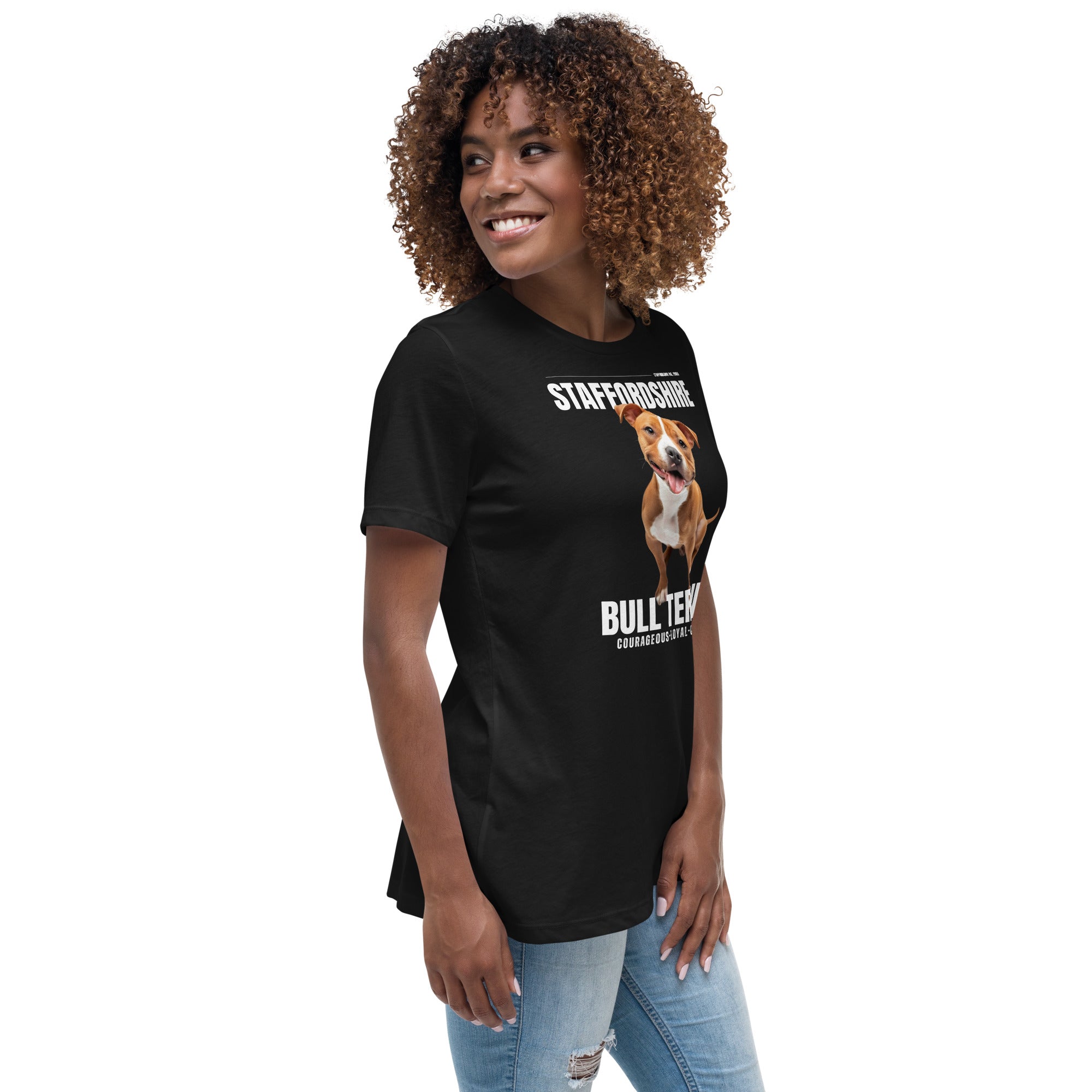 Staffordshire Bull Terrier Women's Relaxed T-Shirt