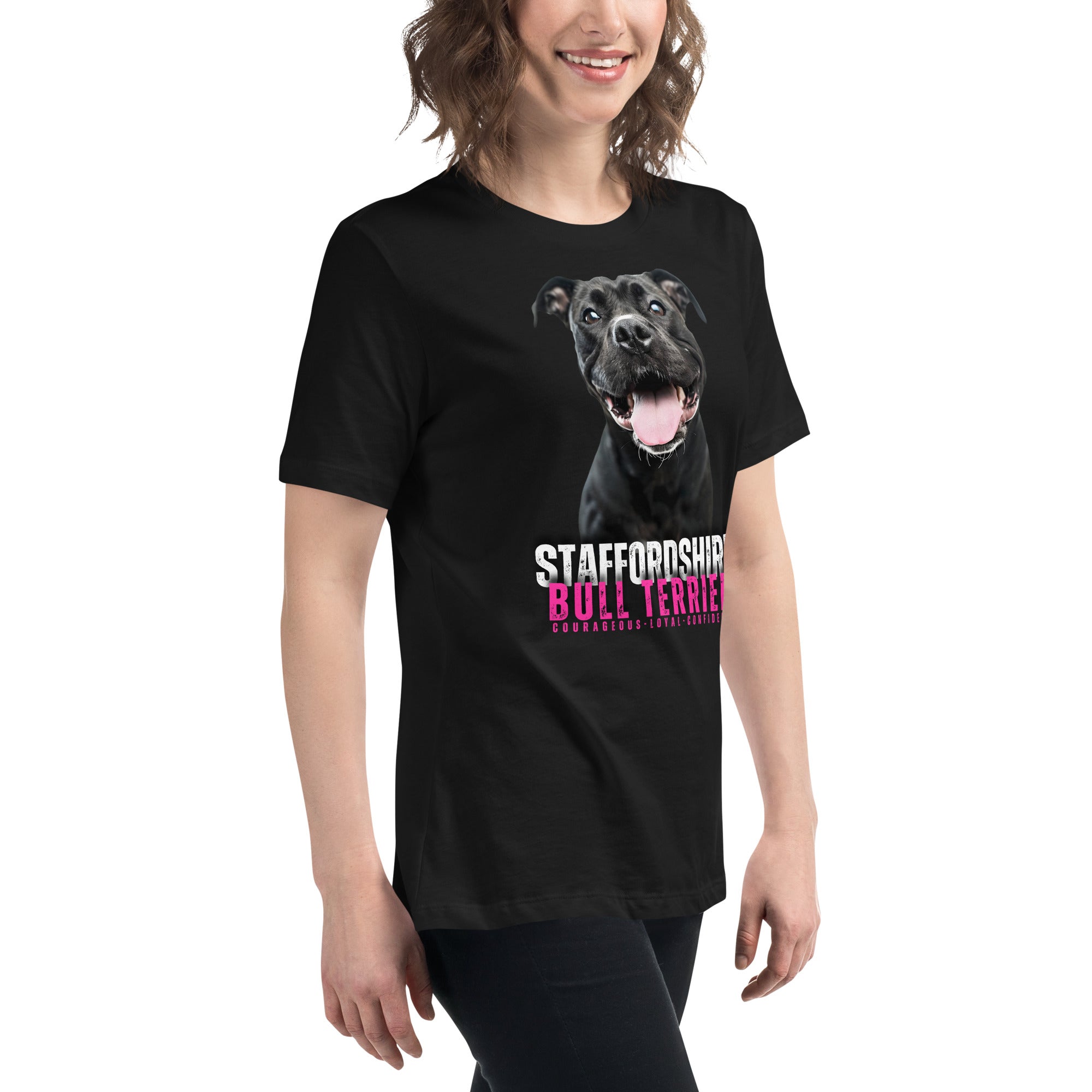 Staffordshire Bull Terrier Women's Relaxed T-Shirt