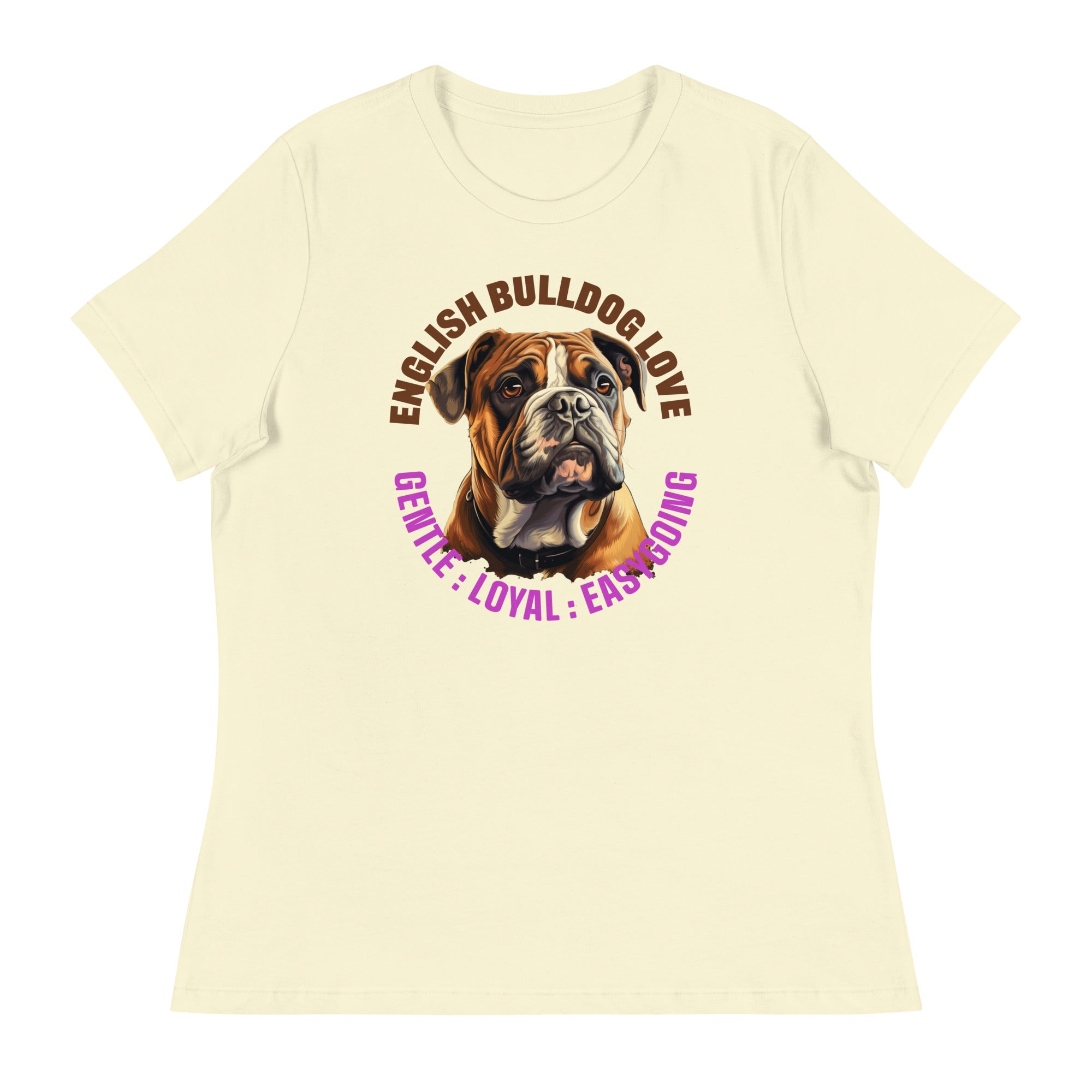 English Bulldog Women's Relaxed T-Shirt