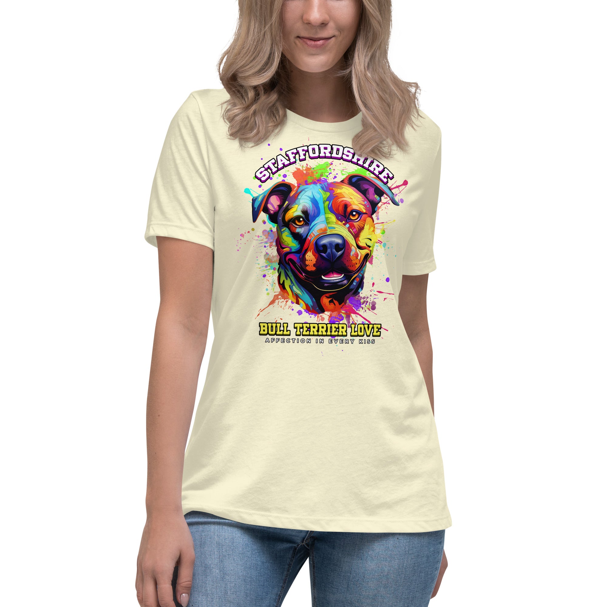 Staffordshire Bull Terrier Women's Relaxed T-Shirt