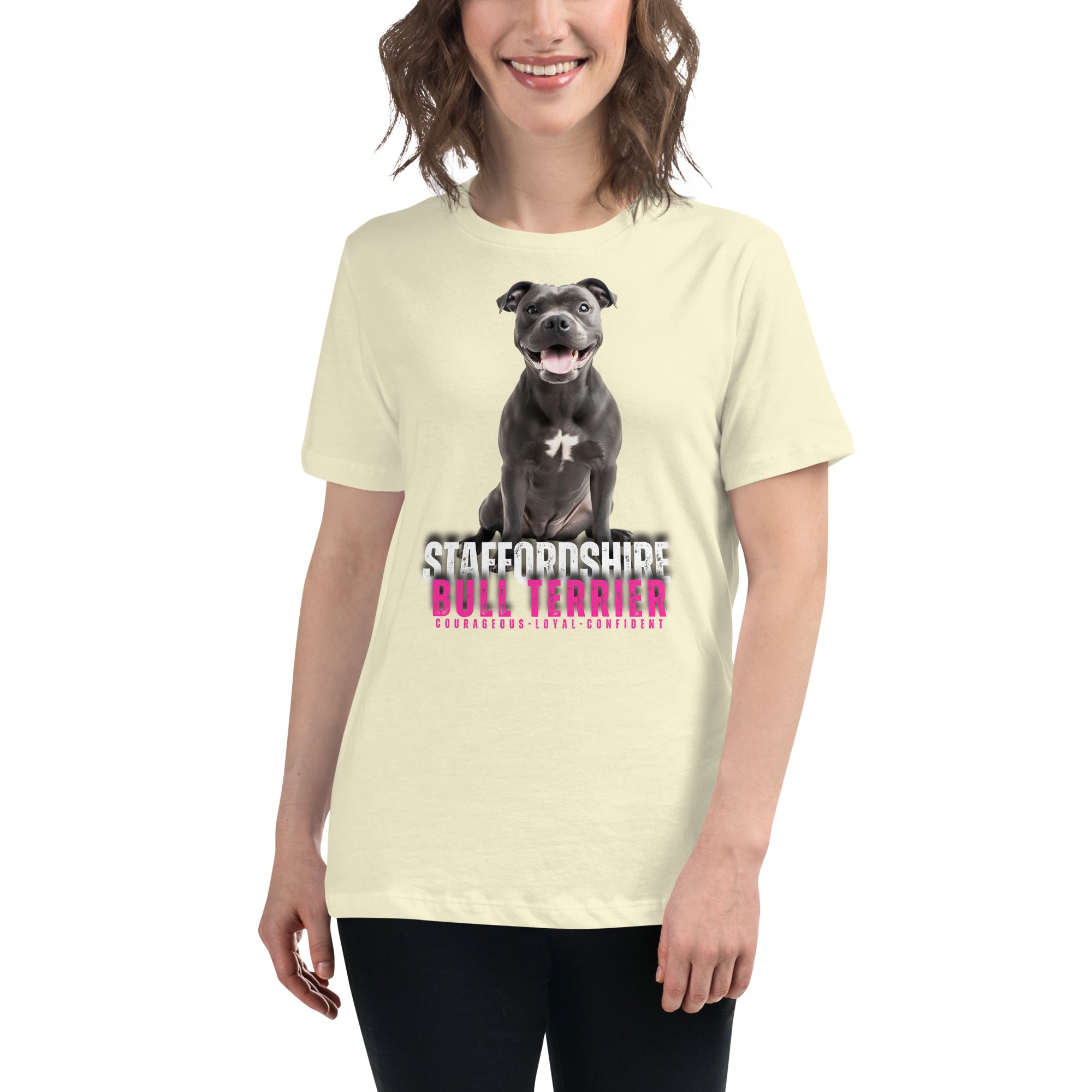 Staffordshire Bull Terrier Women's Relaxed T-Shirt