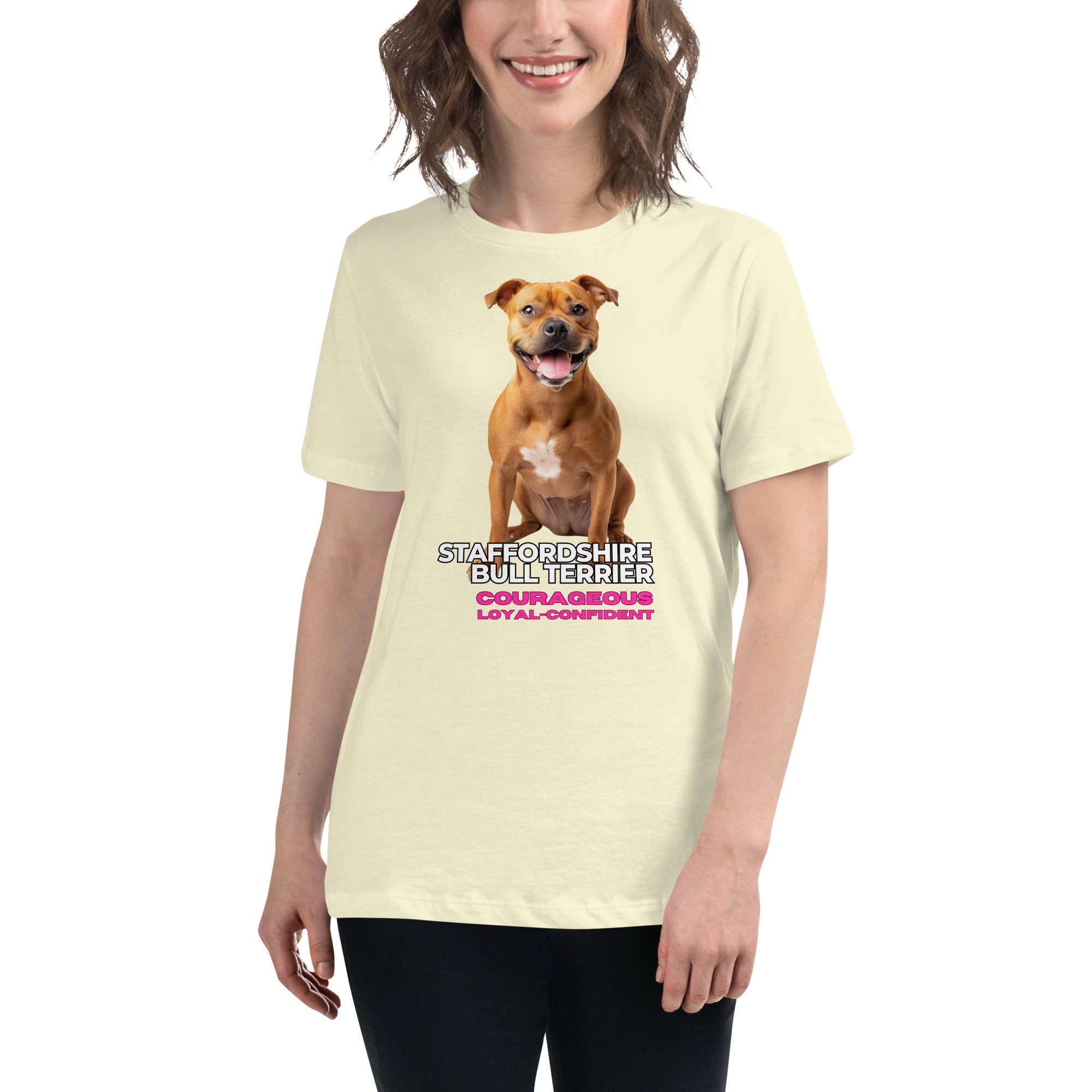 Staffordshire Bull Terrier Women's Relaxed T-Shirt