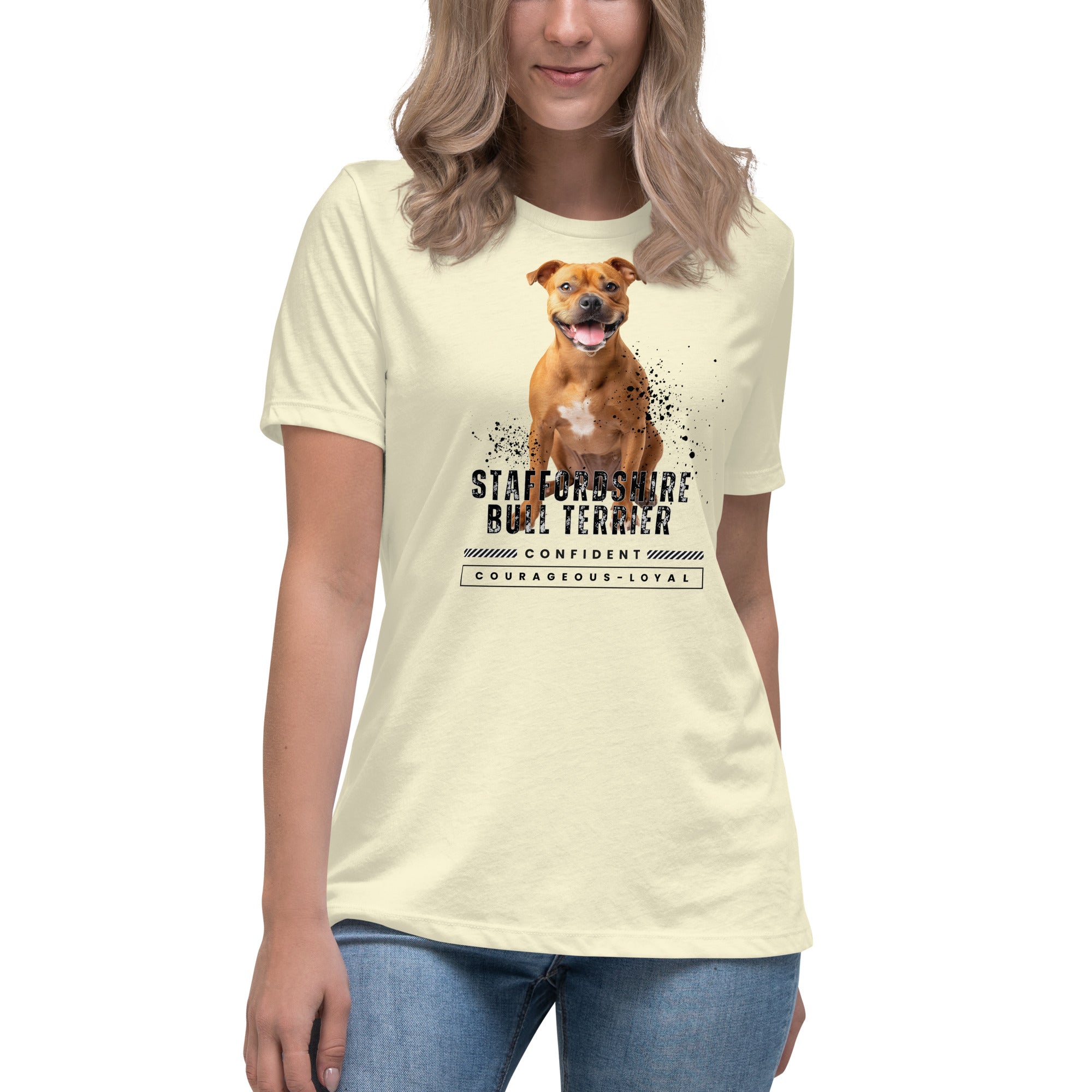 Staffordshire Bull Terrier Women's Relaxed T-Shirt