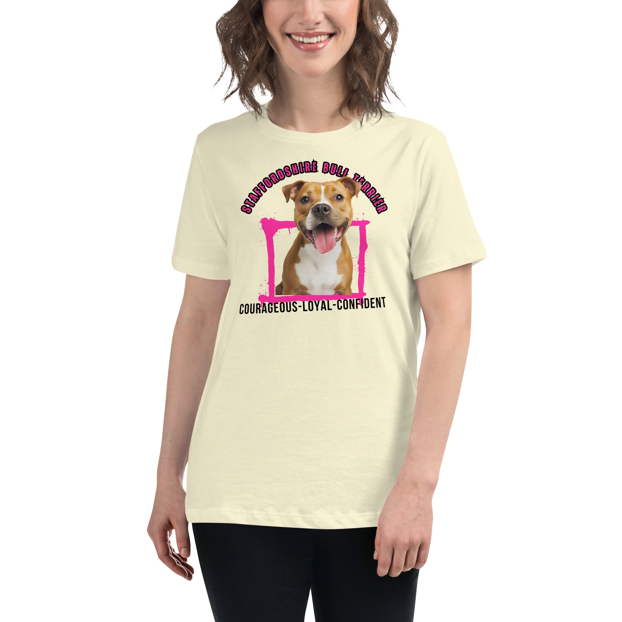 Staffordshire Bull Terrier Women's Relaxed T-Shirt