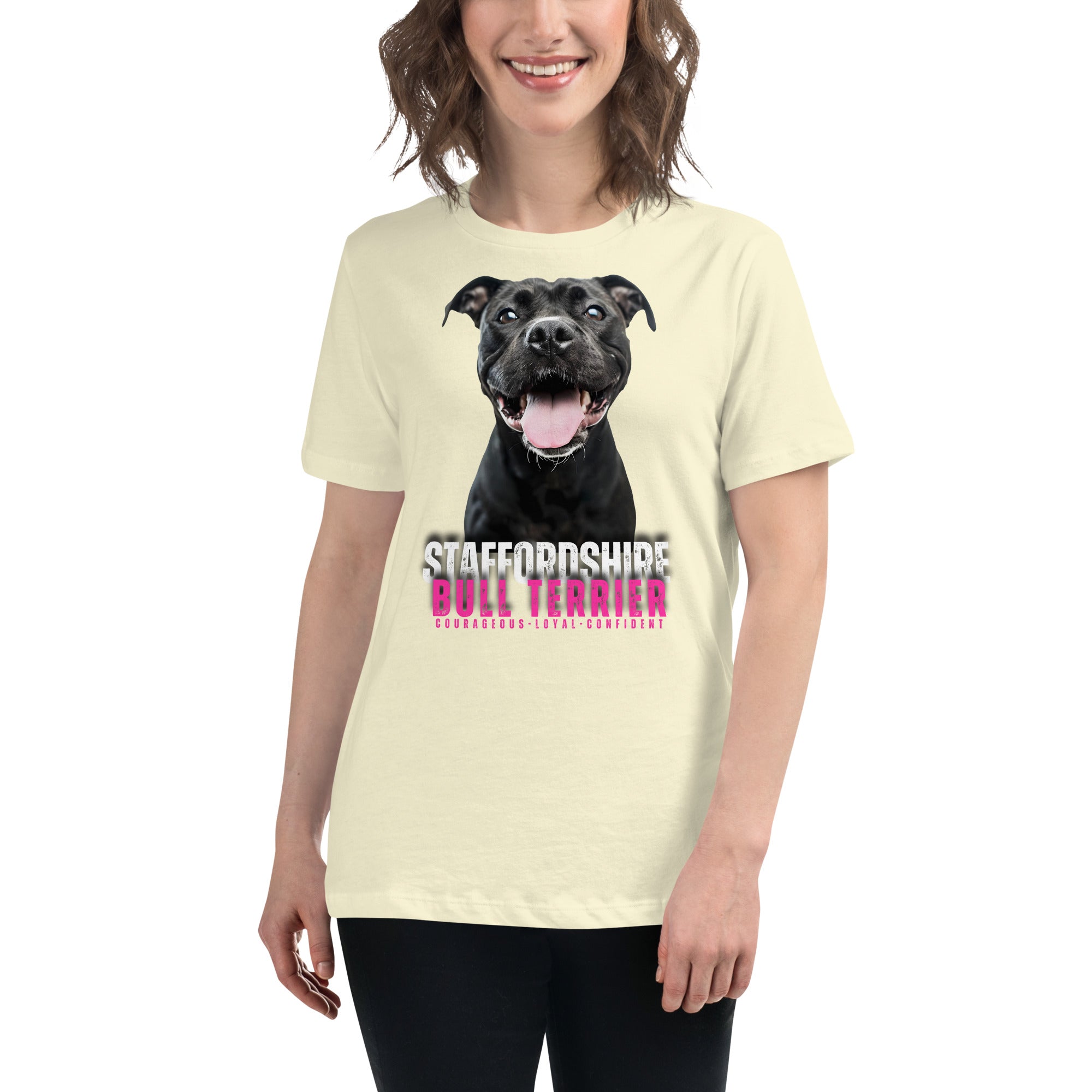 Staffordshire Bull Terrier Women's Relaxed T-Shirt