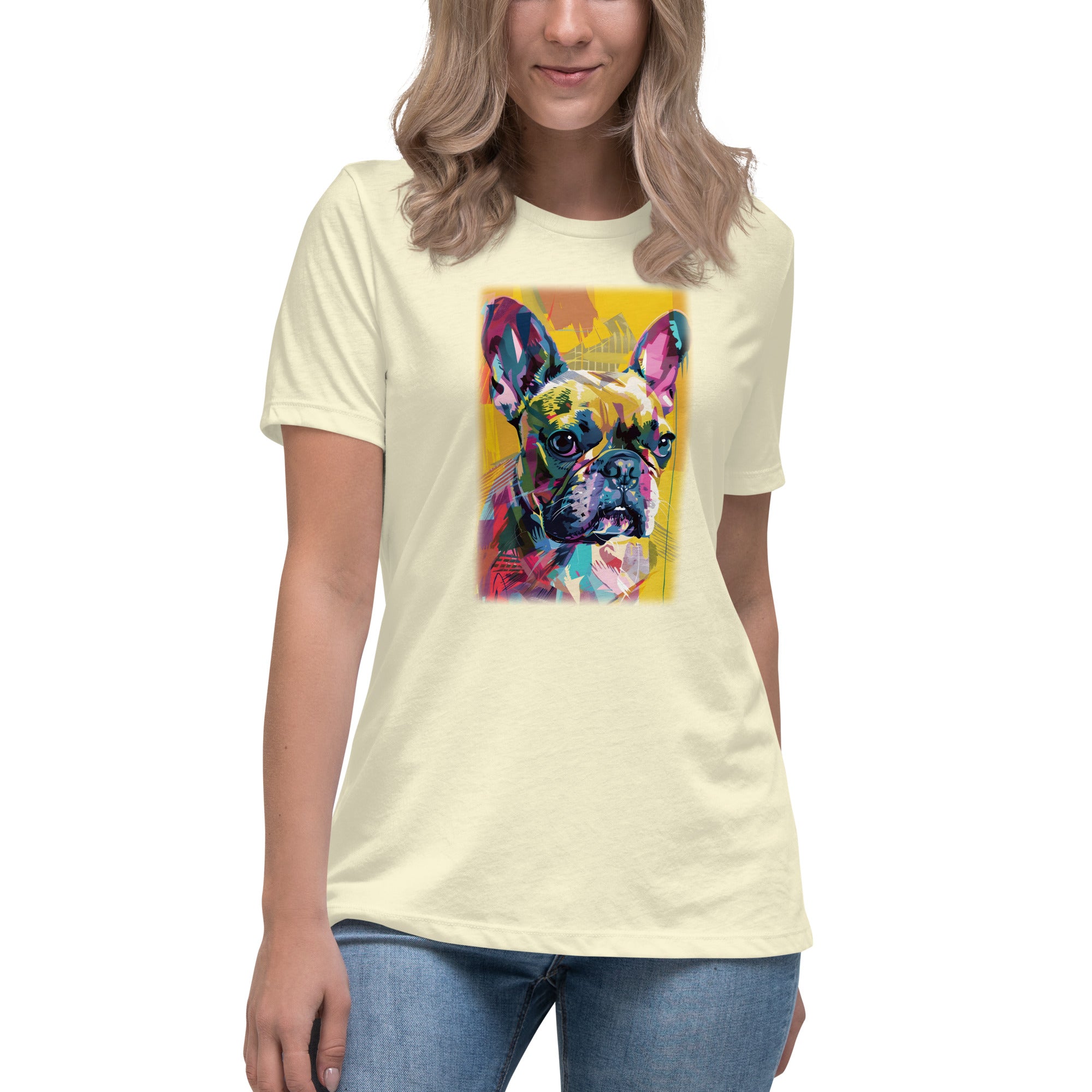 French Bulldog Women's Relaxed T-Shirt