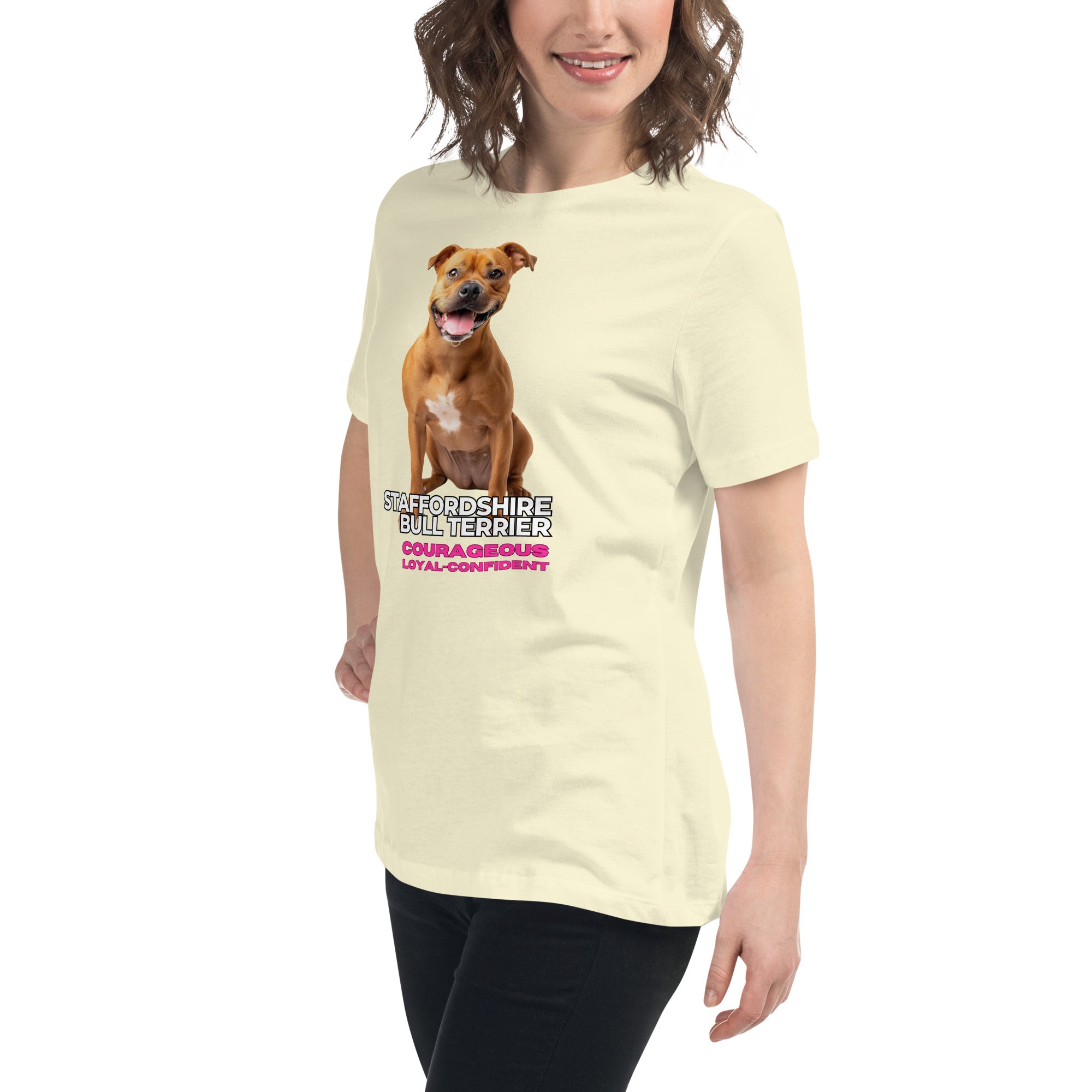 Staffordshire Bull Terrier Women's Relaxed T-Shirt