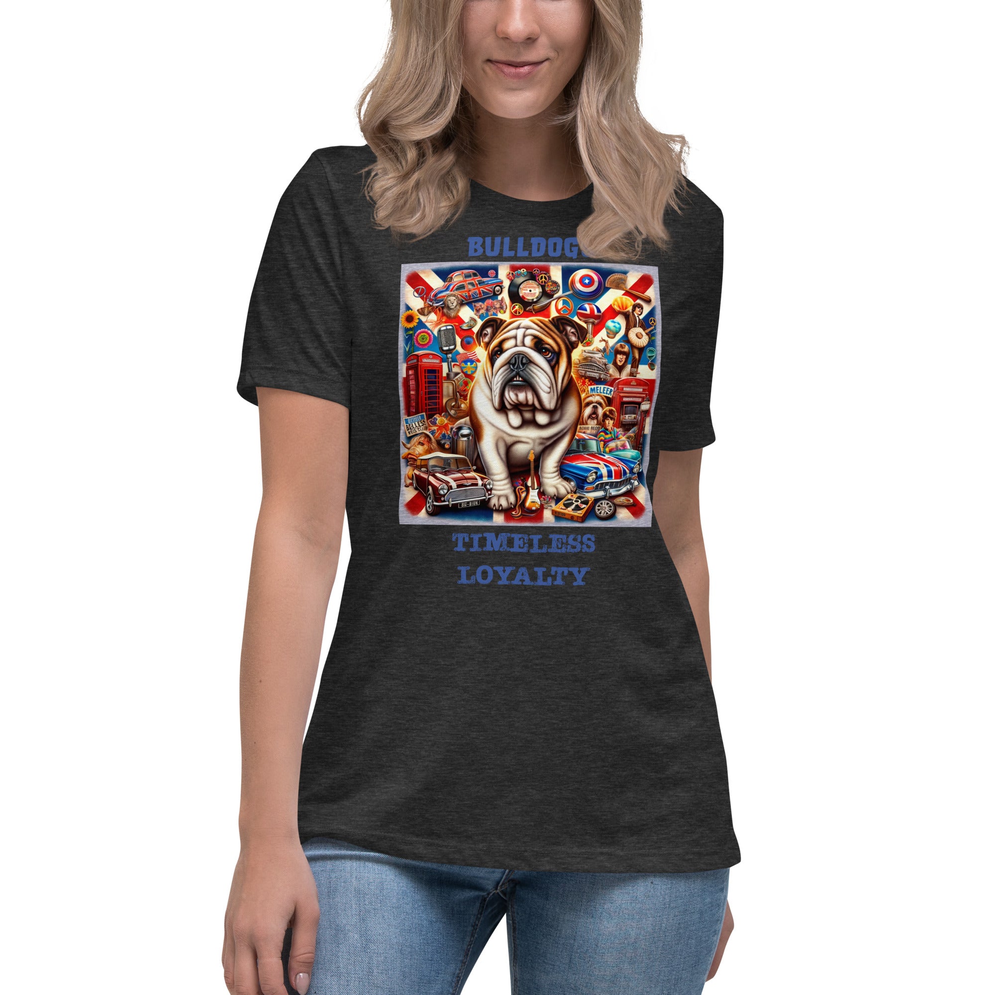 English Bulldog Women's Relaxed T-Shirt