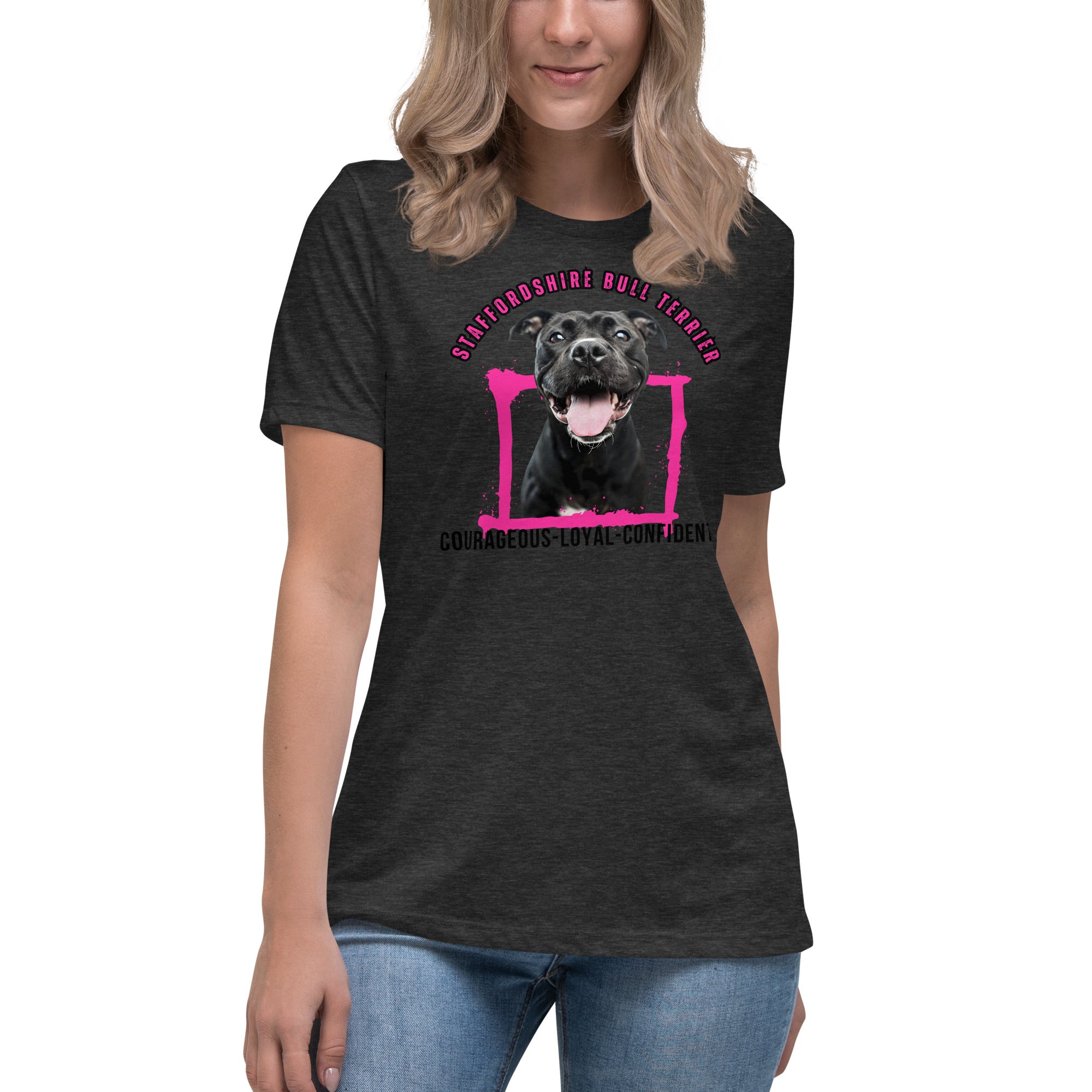 Staffordshire Bull Terrier Women's Relaxed T-Shirt