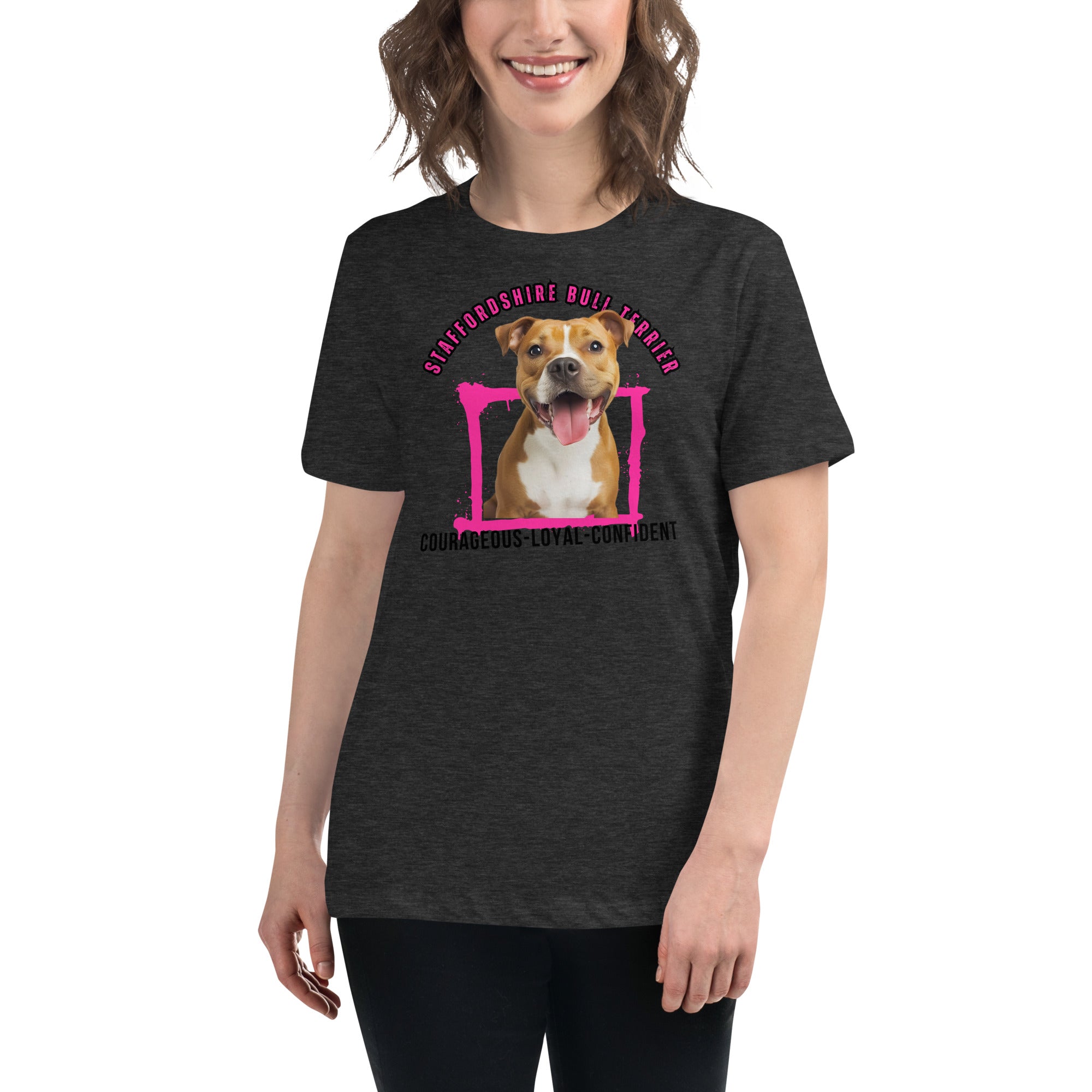 Staffordshire Bull Terrier Women's Relaxed T-Shirt