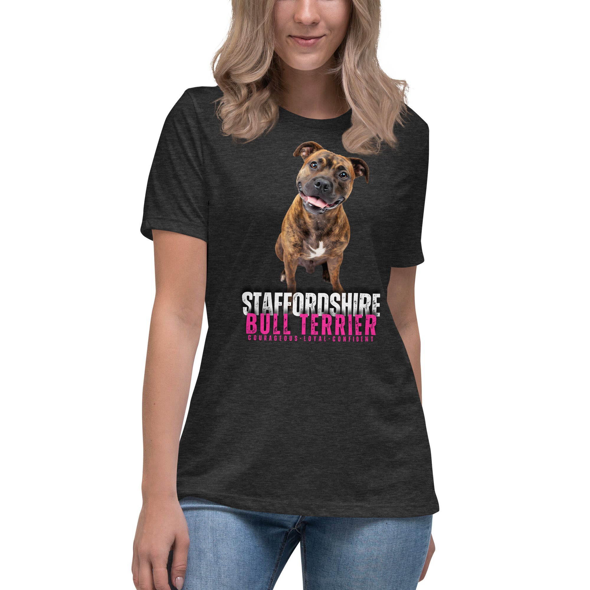 Staffordshire Bull Terrier Women's Relaxed T-Shirt