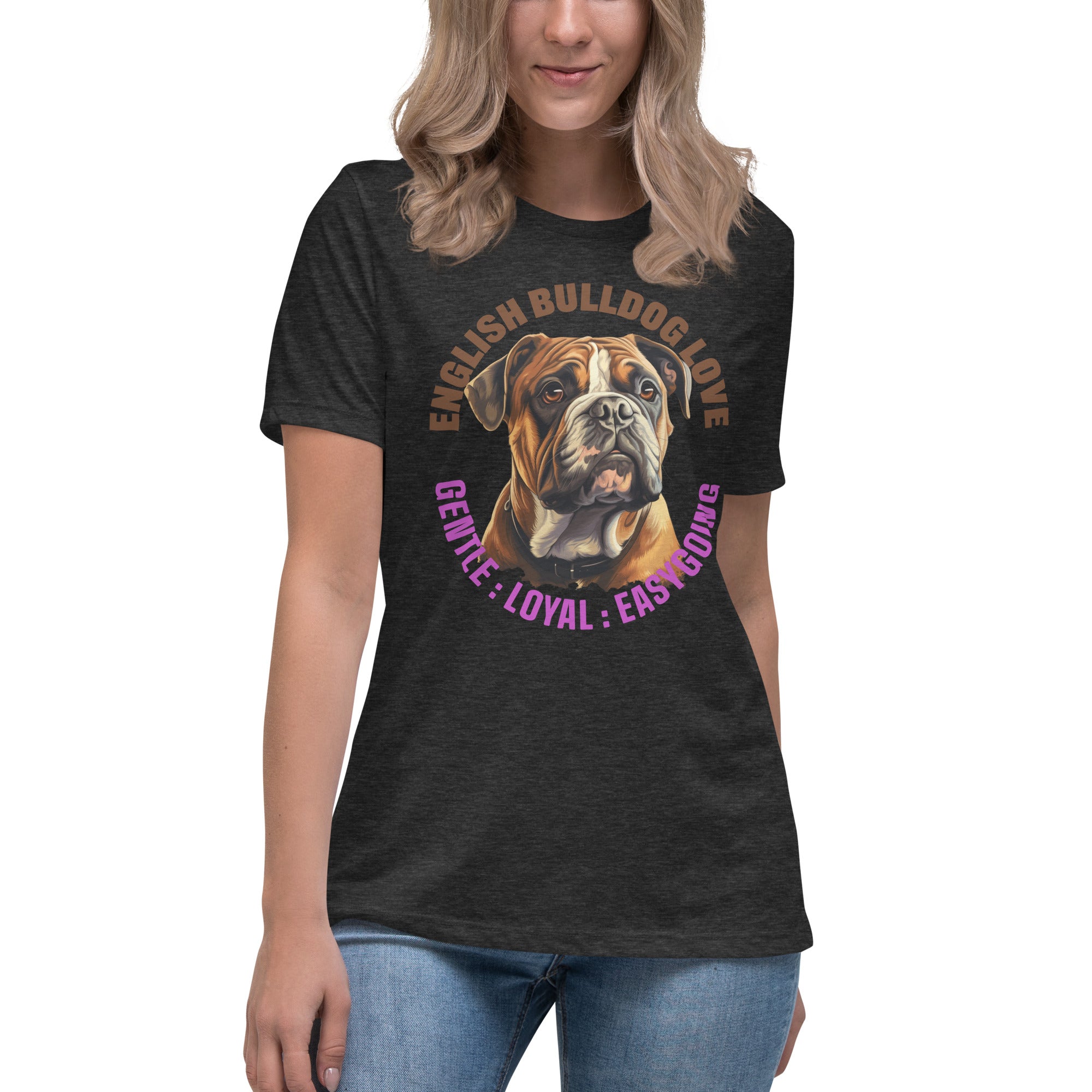 English Bulldog Relaxed T-Shirt