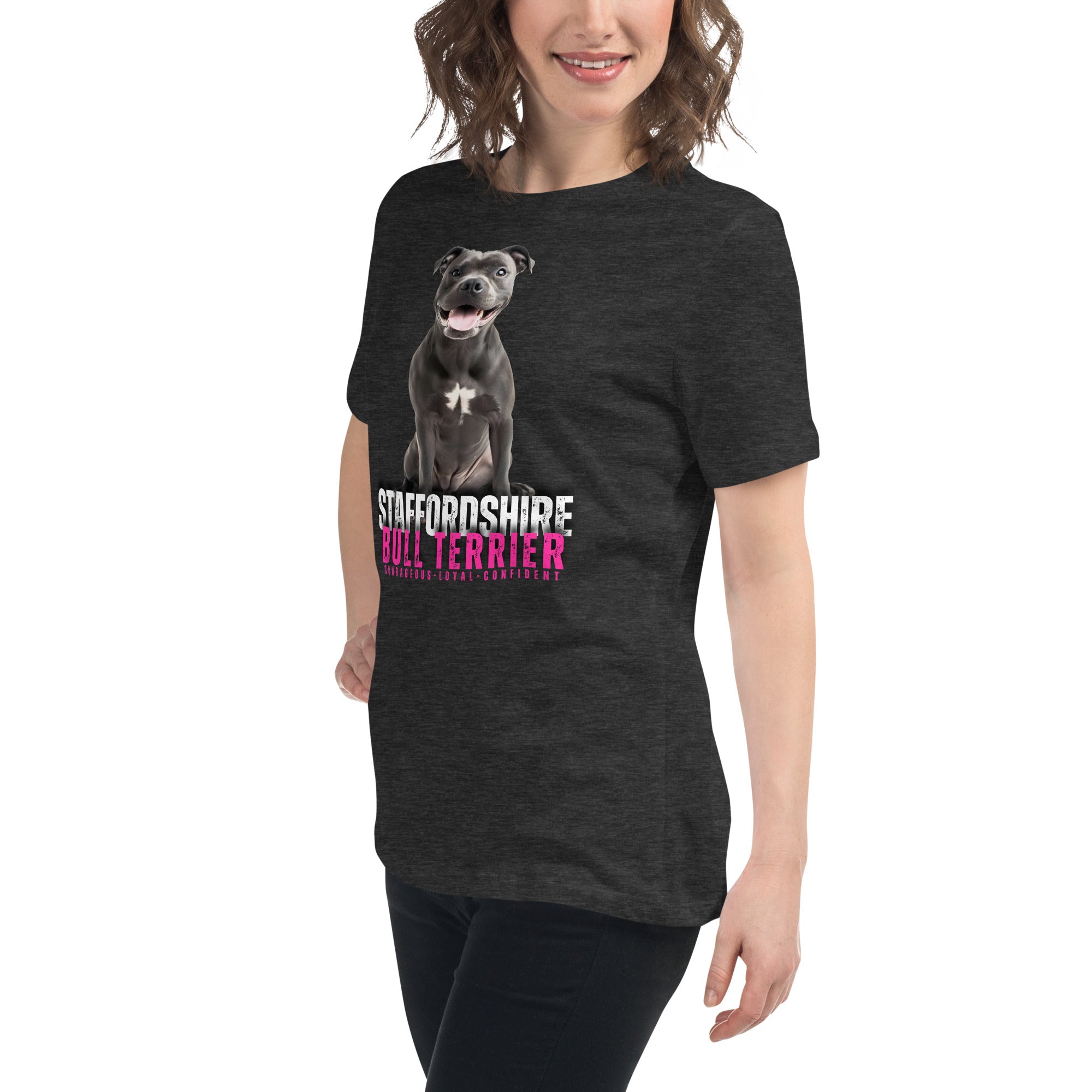 Staffordshire Bull Terrier Women's Relaxed T-Shirt