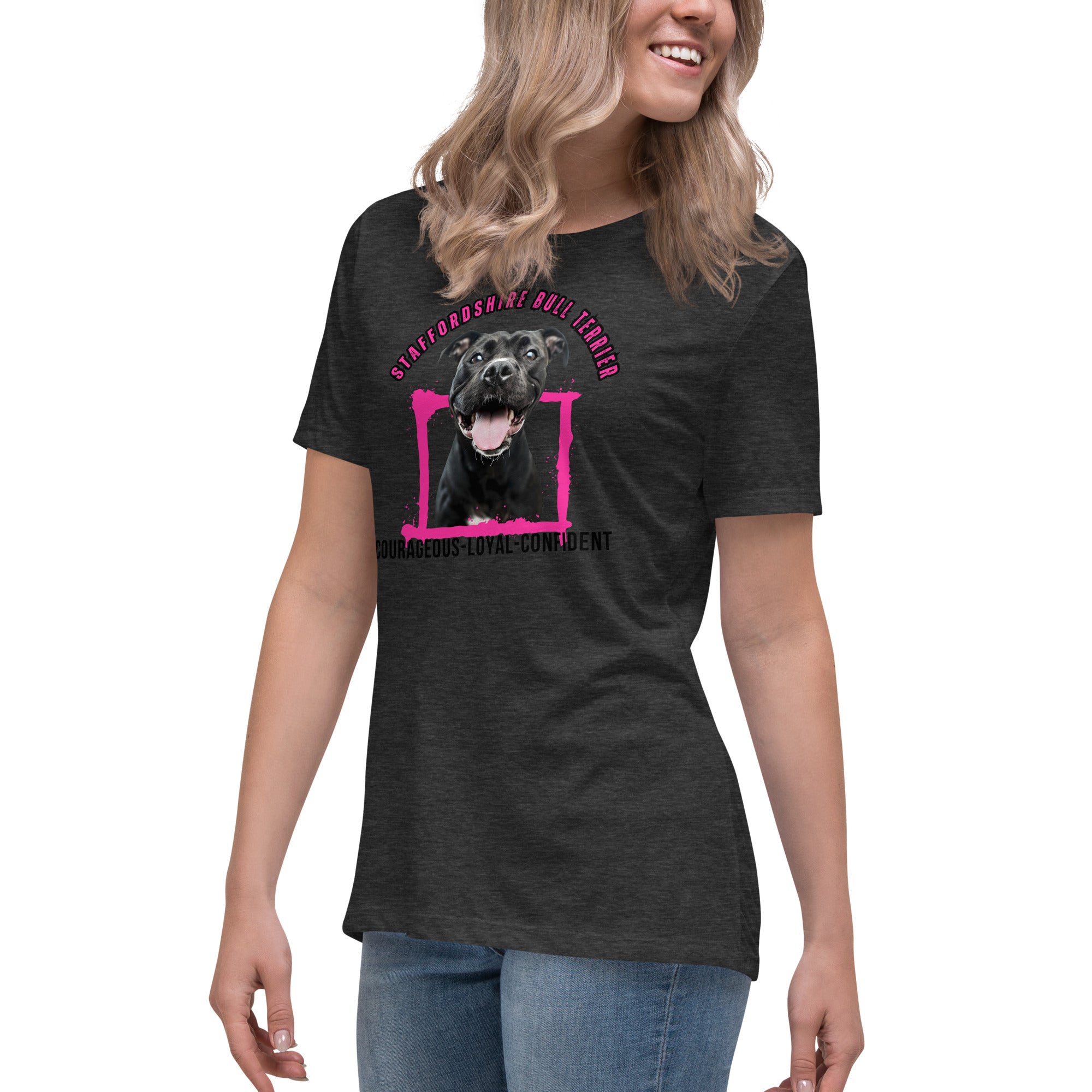 Staffordshire Bull Terrier Women's Relaxed T-Shirt