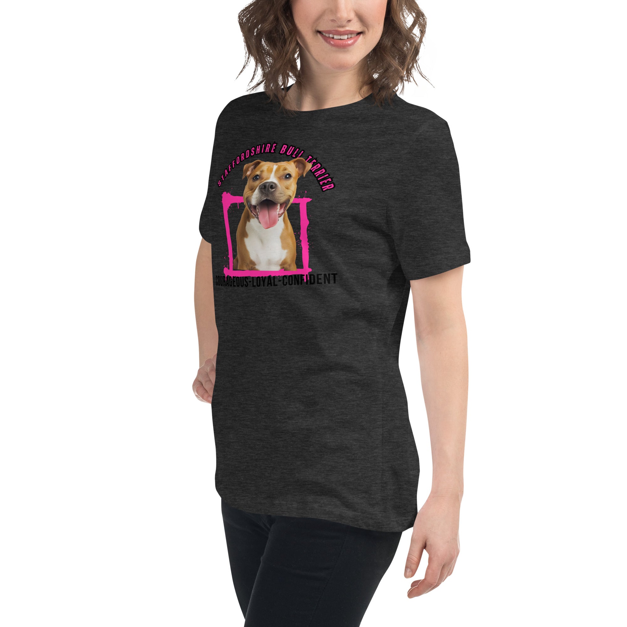 Staffordshire Bull Terrier Women's Relaxed T-Shirt