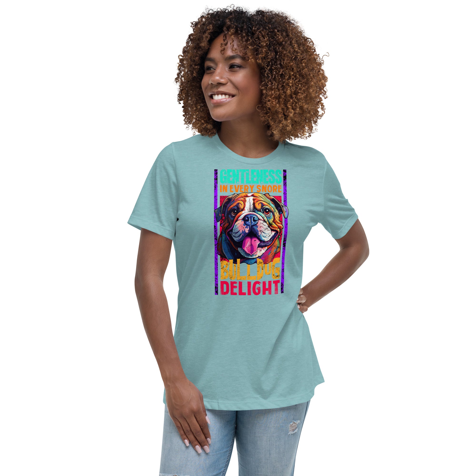 English Bulldog Women's Relaxed T-Shirt