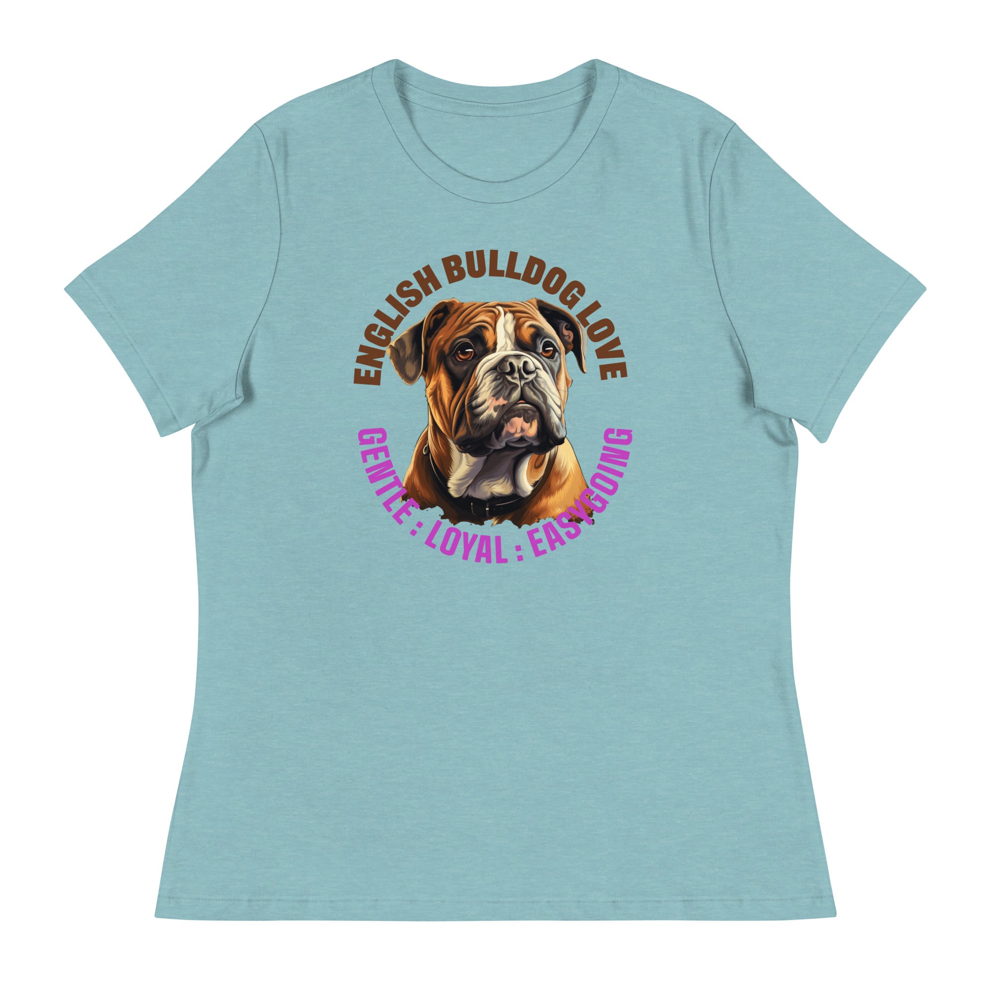 English Bulldog Women's Relaxed T-Shirt