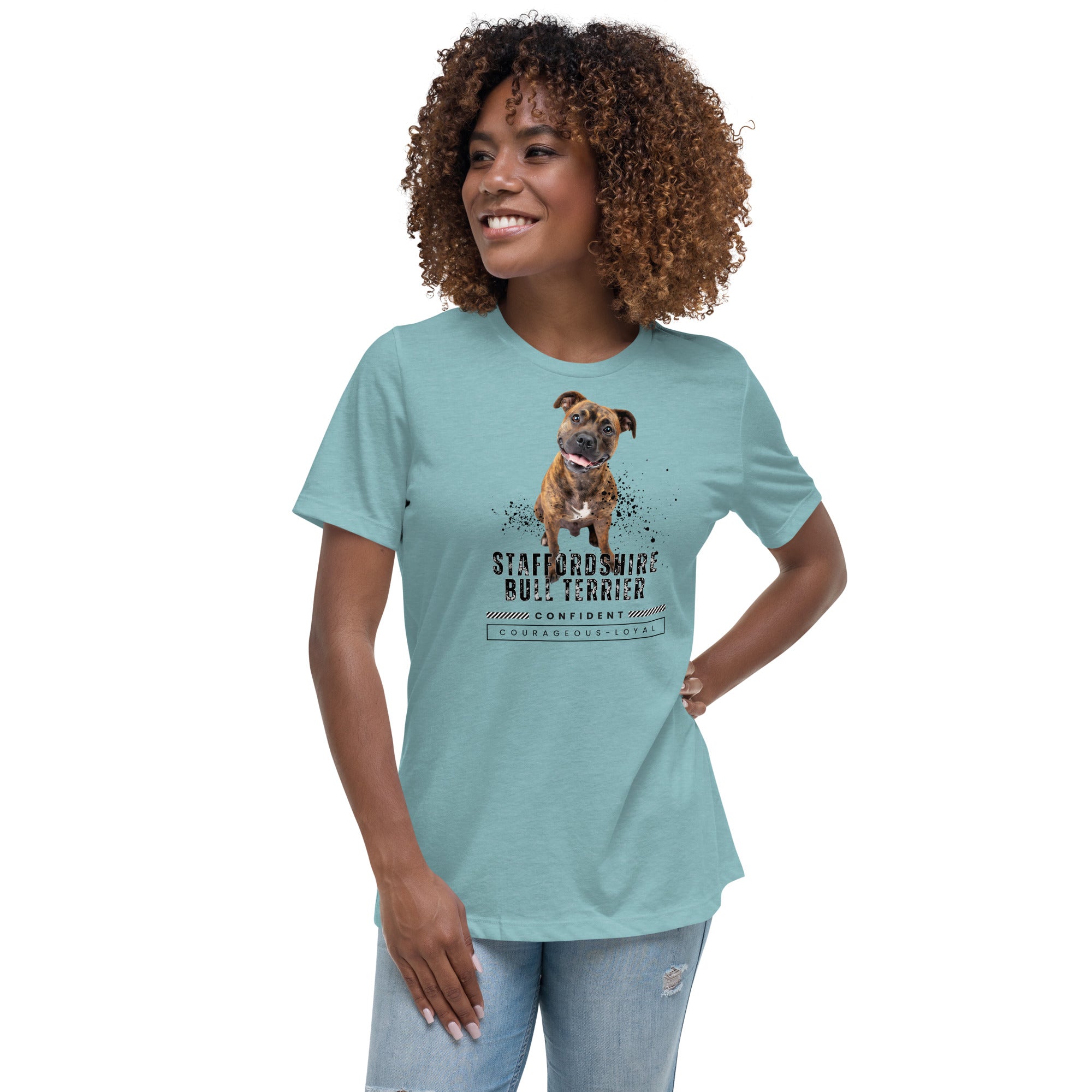 Staffordshire Bull Terrier Women's Relaxed T-Shirt