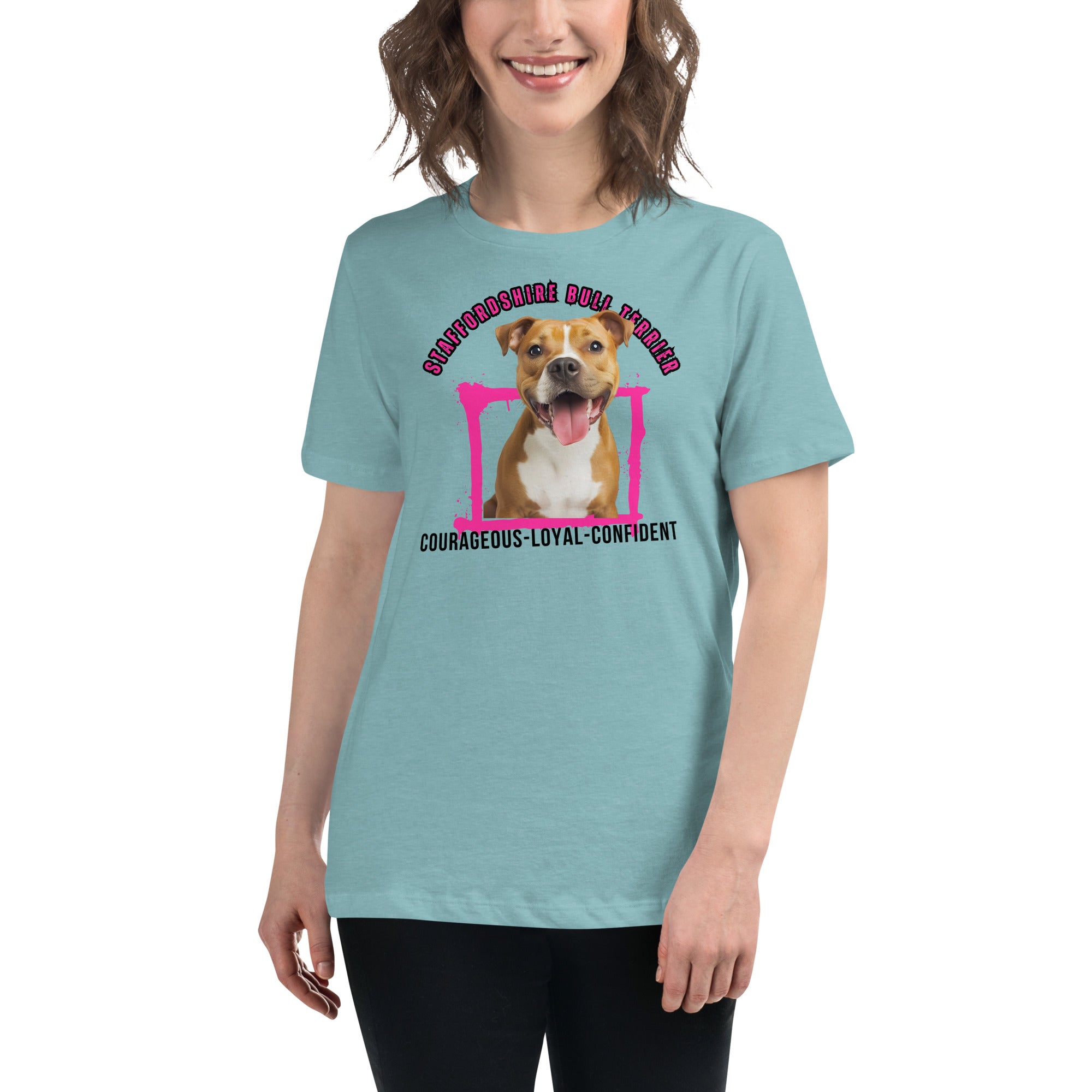 Staffordshire Bull Terrier Women's Relaxed T-Shirt