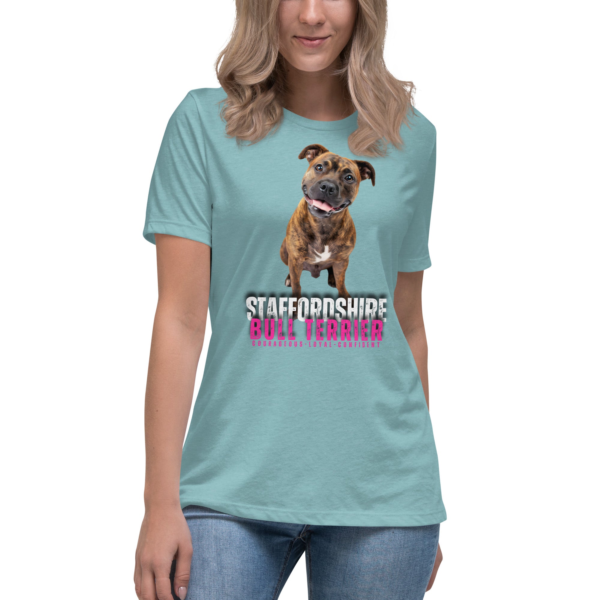 Staffordshire Bull Terrier Women's Relaxed T-Shirt