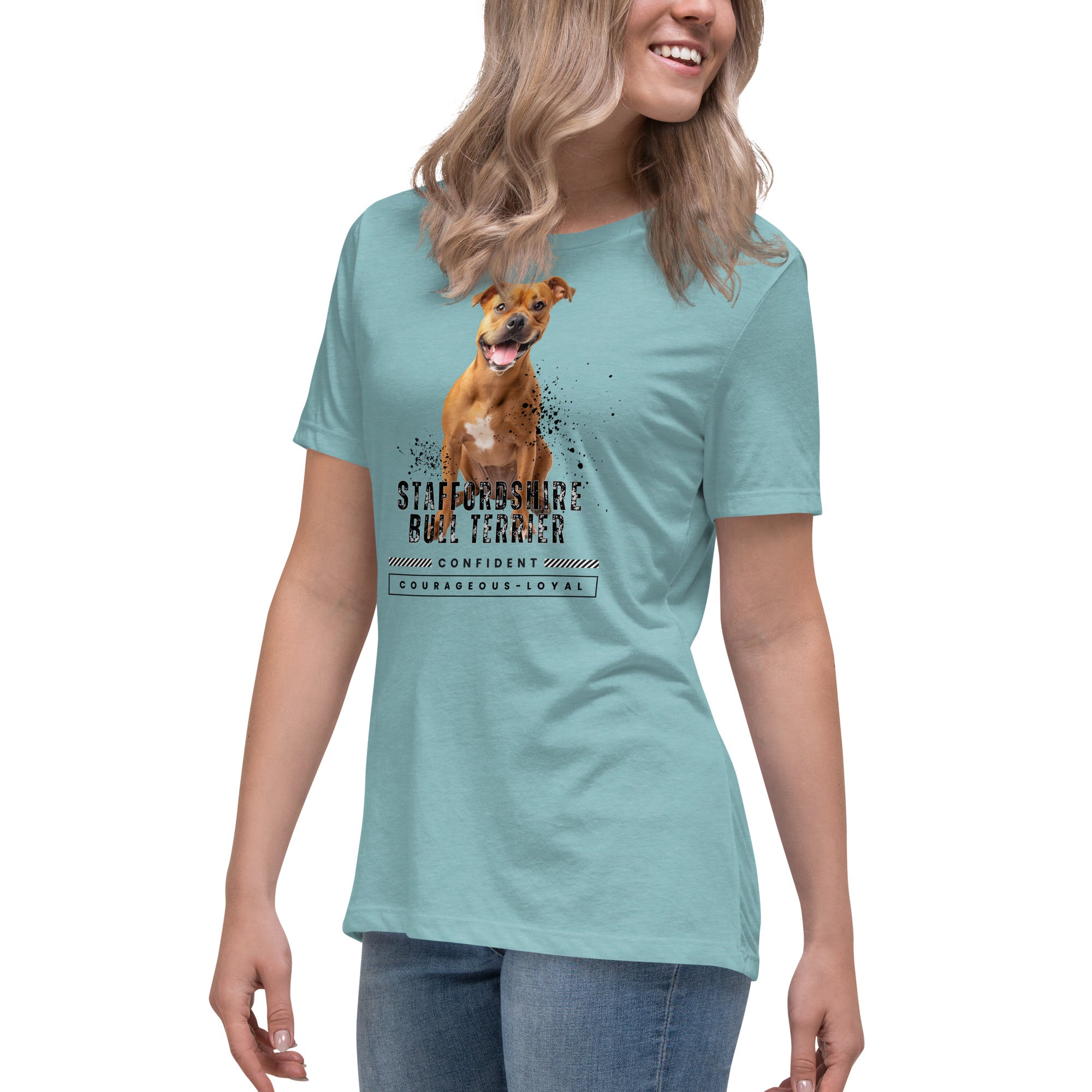 Staffordshire Bull Terrier Women's Relaxed T-Shirt