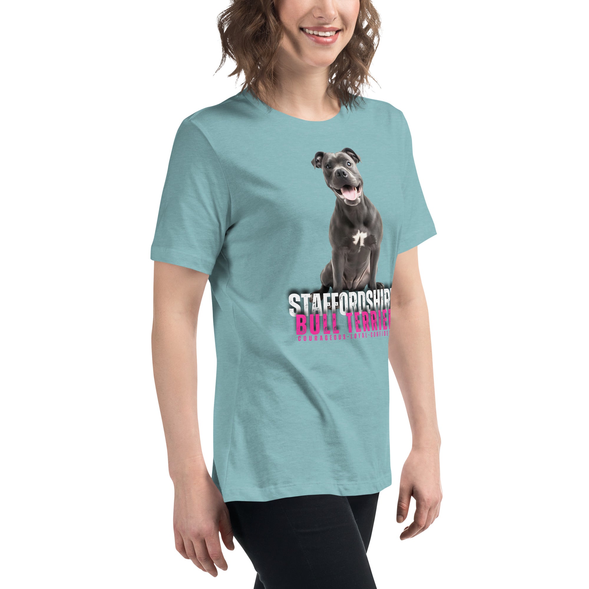 Staffordshire Bull Terrier Women's Relaxed T-Shirt