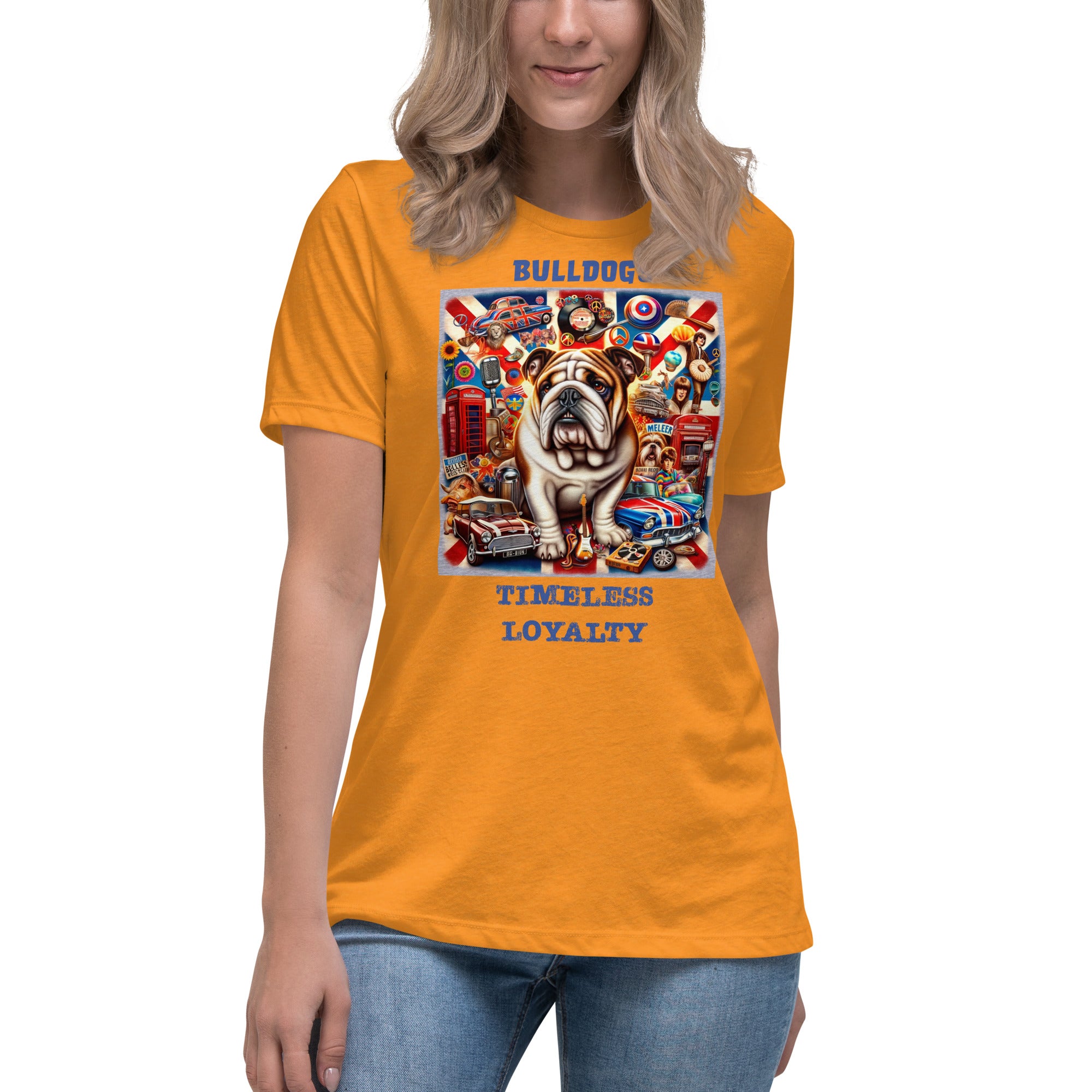 English Bulldog Women's Relaxed T-Shirt