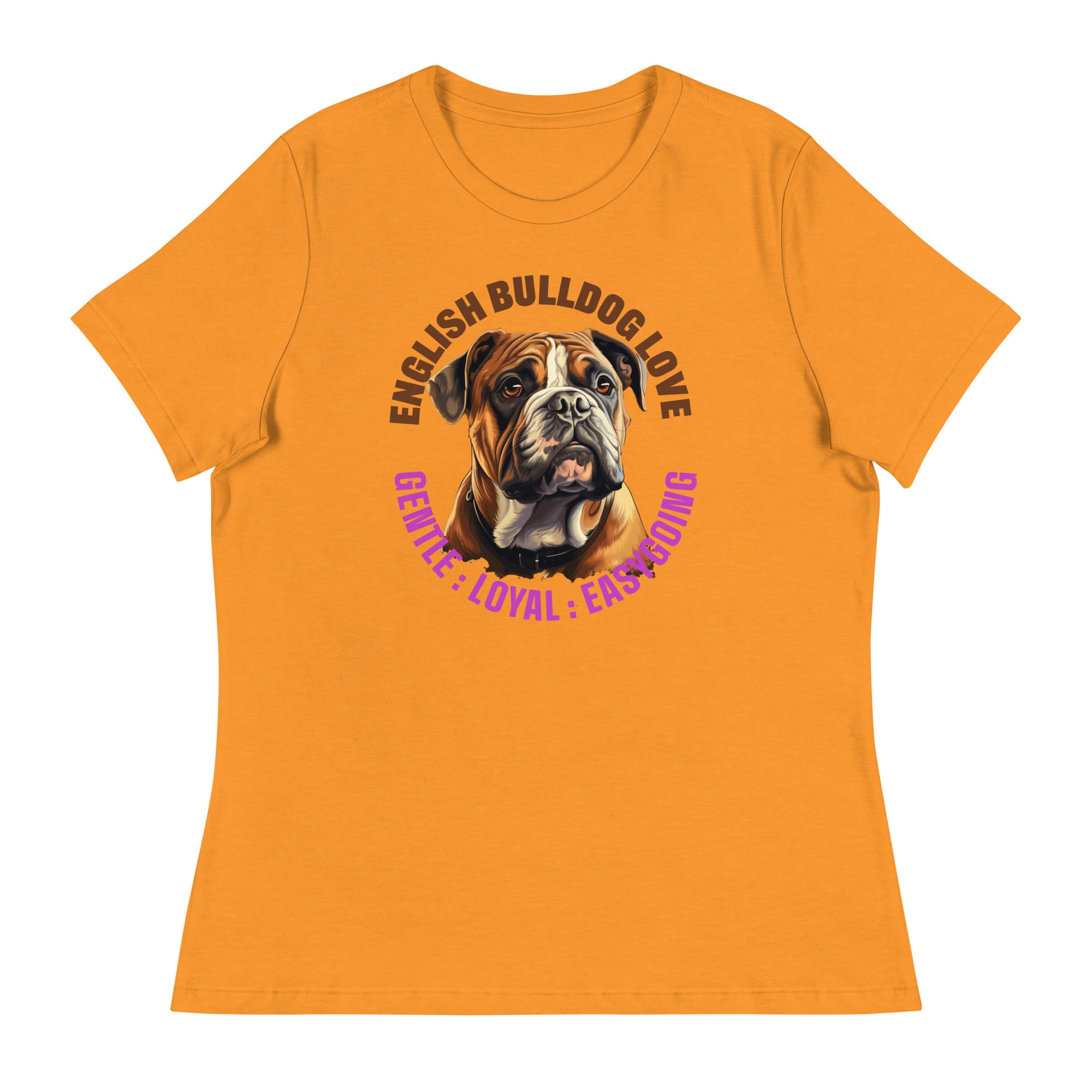 English Bulldog Women's Relaxed T-Shirt