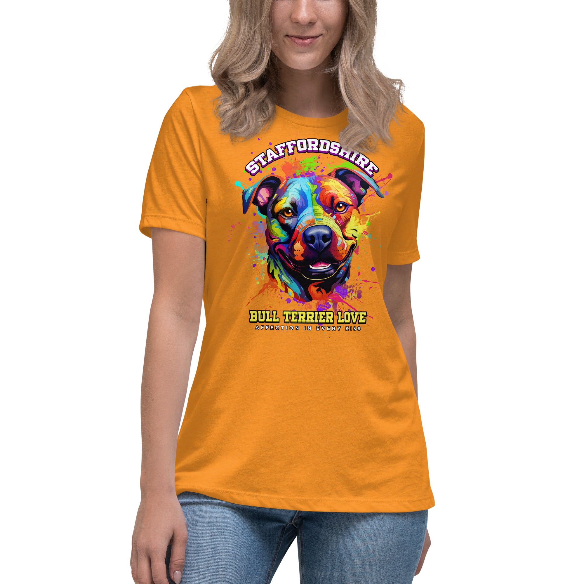 Staffordshire Bull Terrier Women's Relaxed T-Shirt