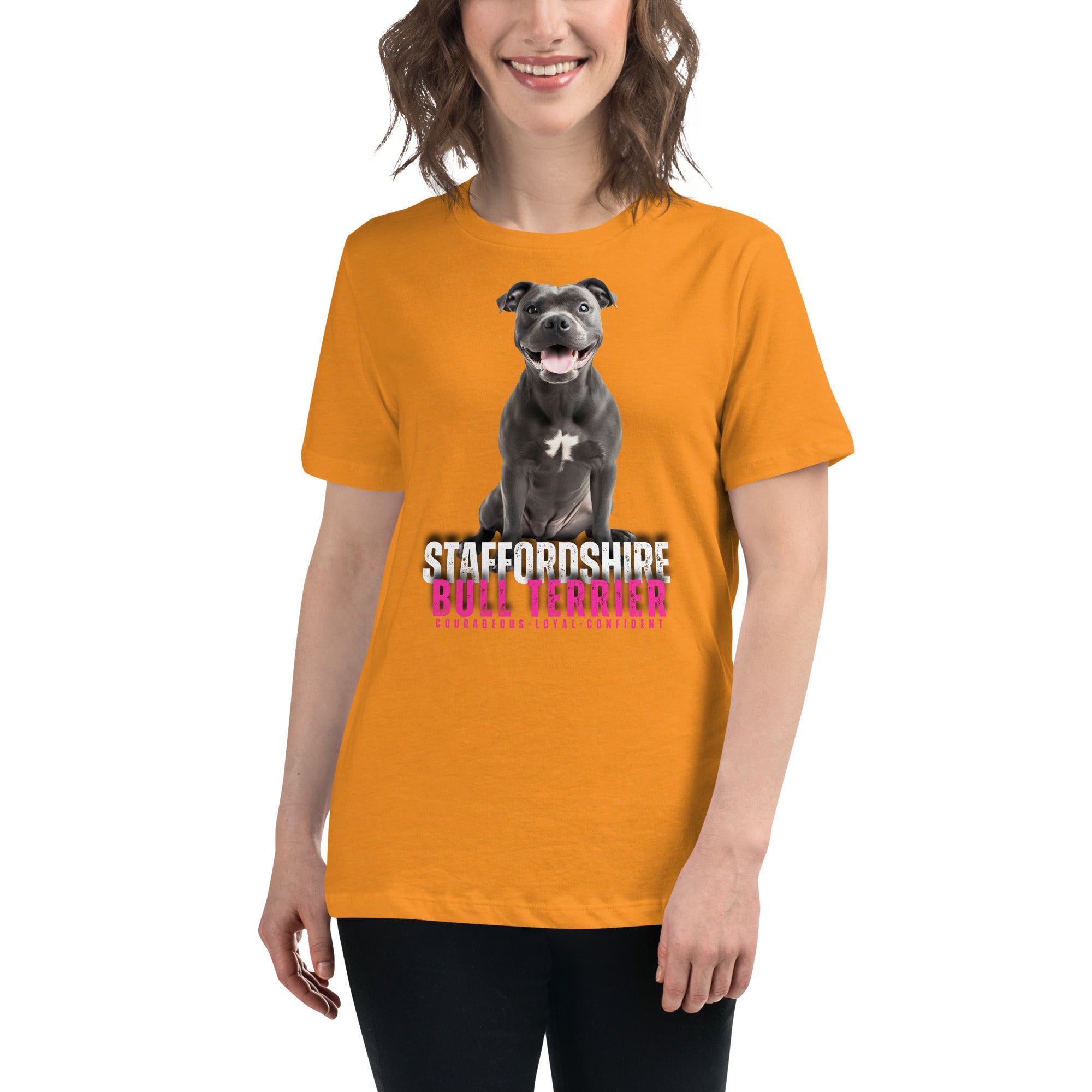 Staffordshire Bull Terrier Women's Relaxed T-Shirt