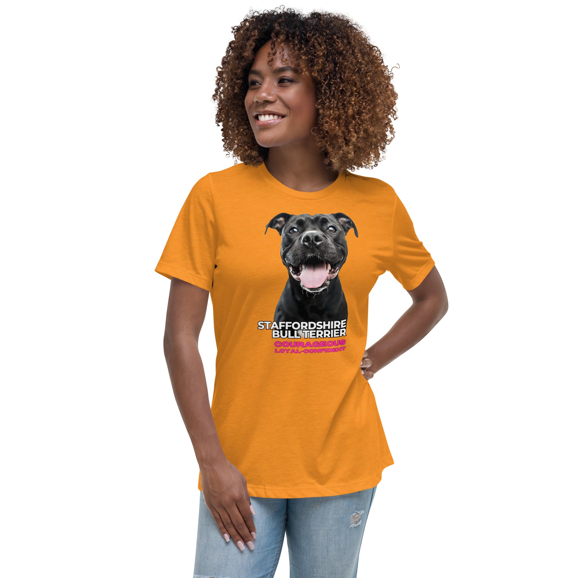 Staffordshire Bull Terrier Women's Relaxed T-Shirt