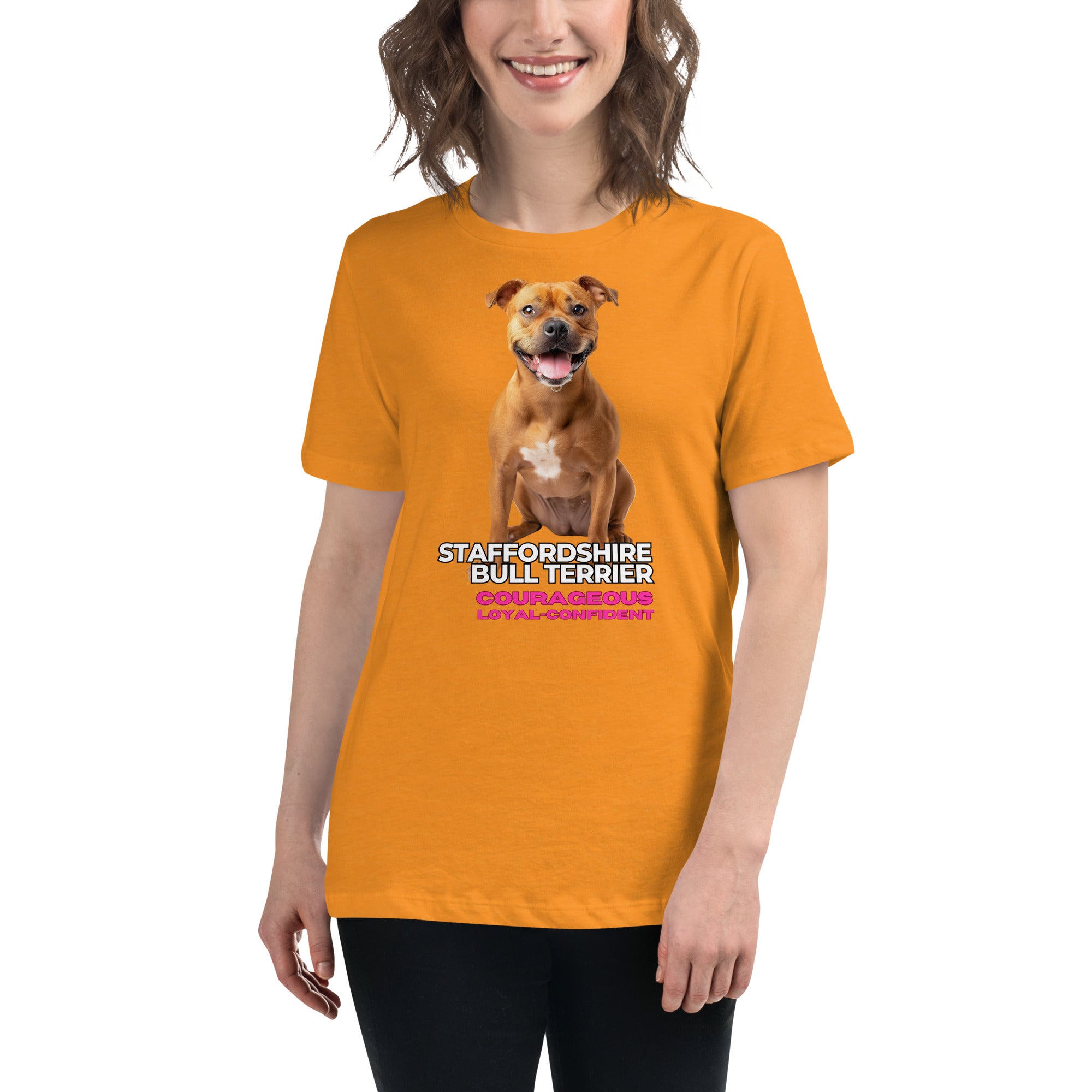 Staffordshire Bull Terrier Women's Relaxed T-Shirt