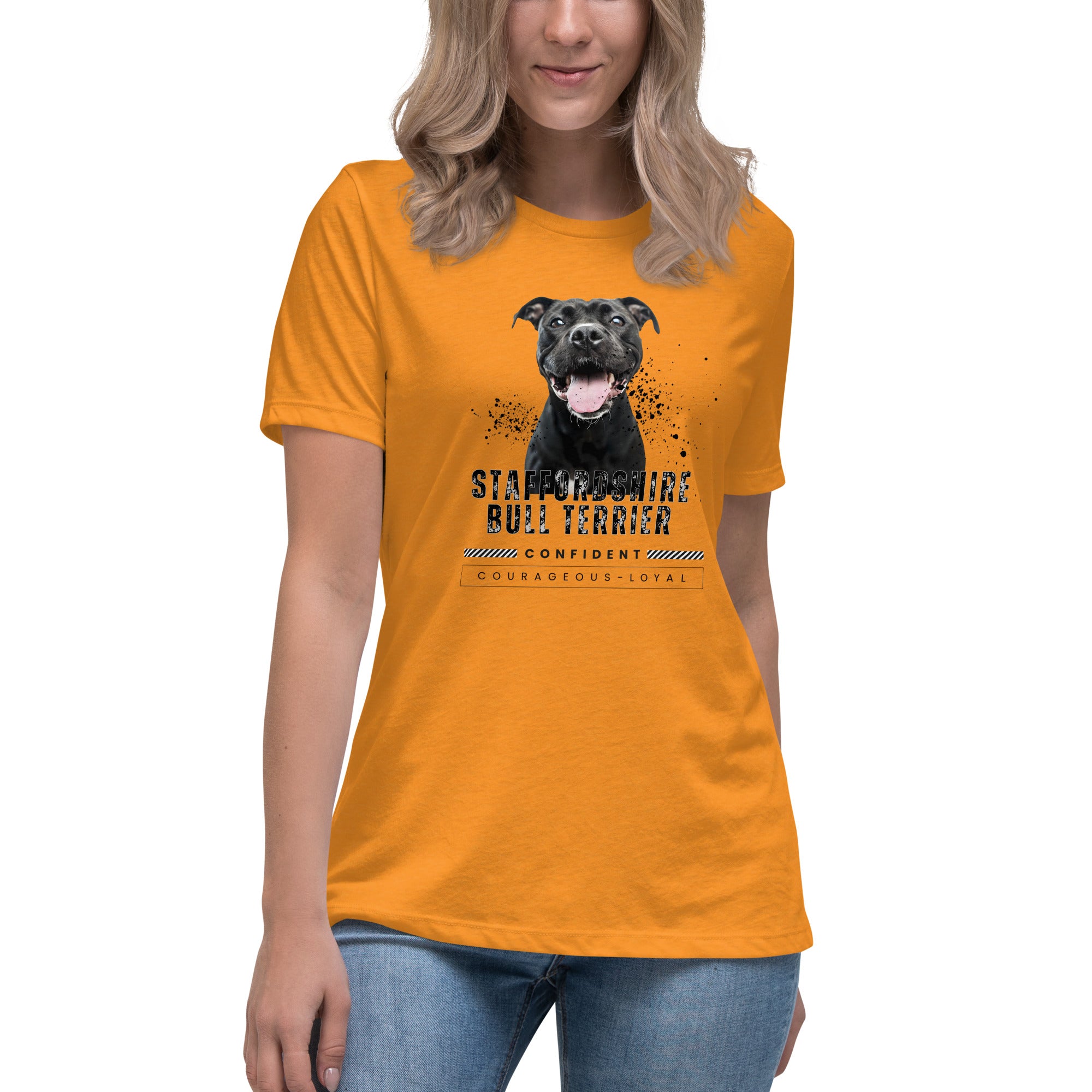 Staffordshire Bull Terrier Women's Relaxed T-Shirt