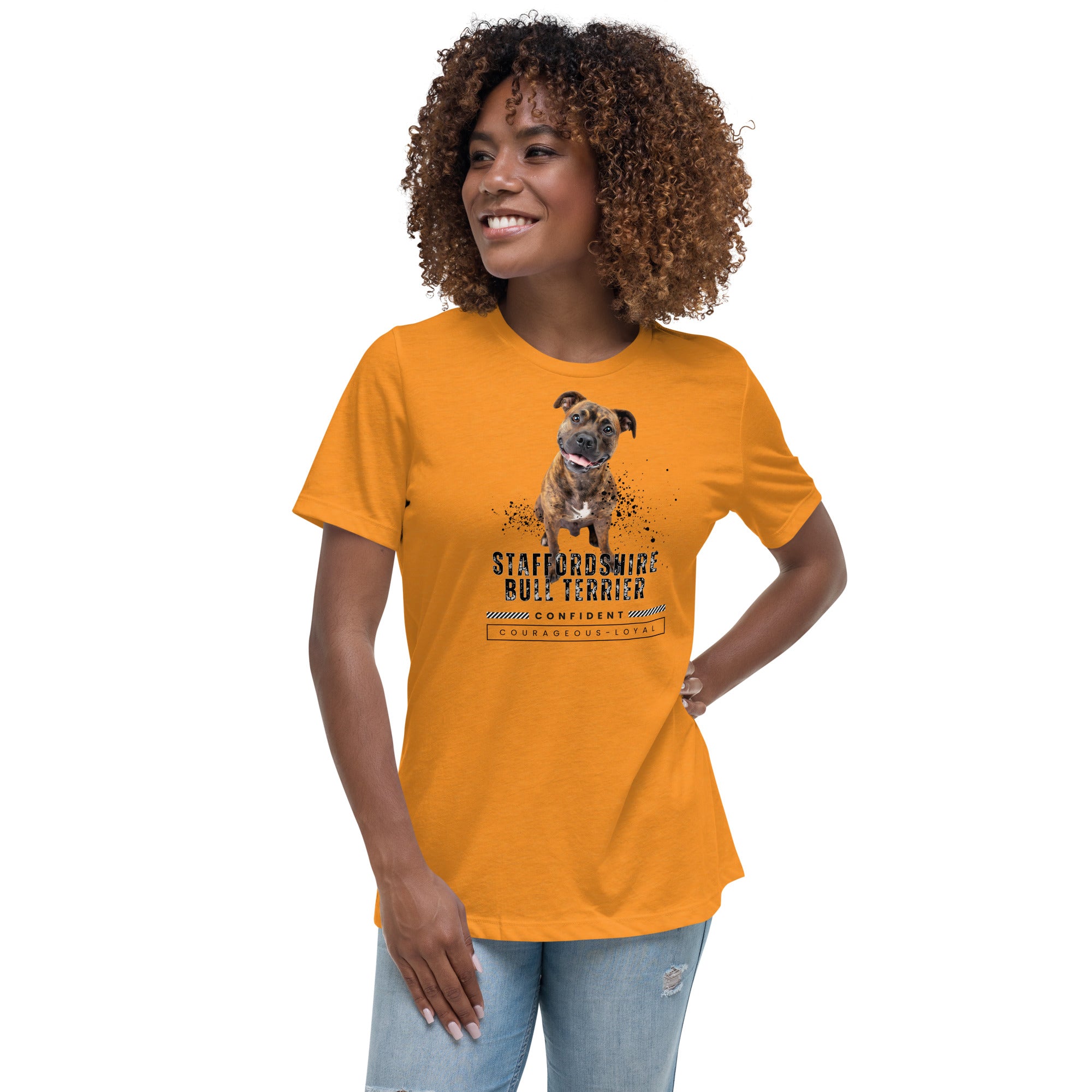 Staffordshire Bull Terrier Women's Relaxed T-Shirt