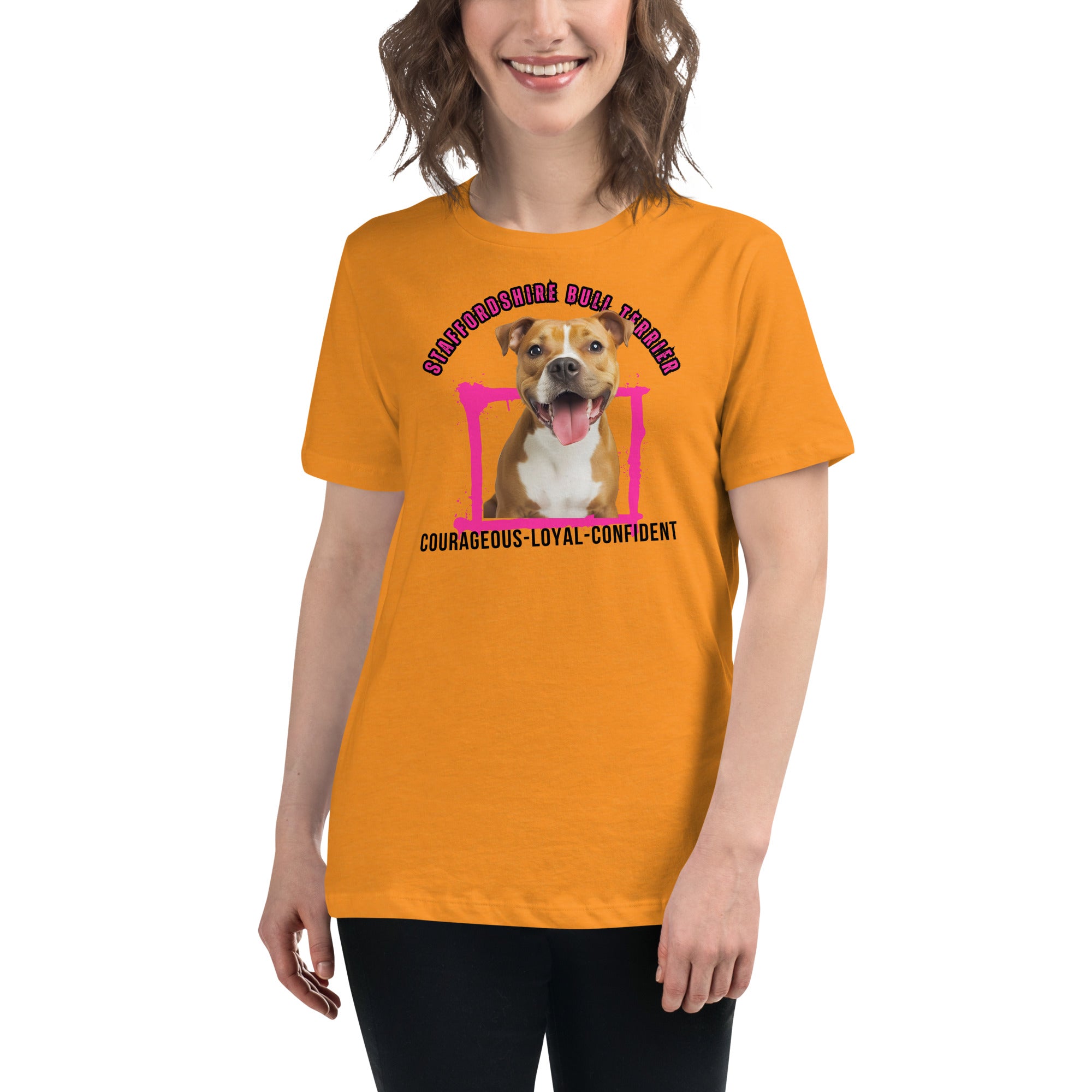 Staffordshire Bull Terrier Women's Relaxed T-Shirt