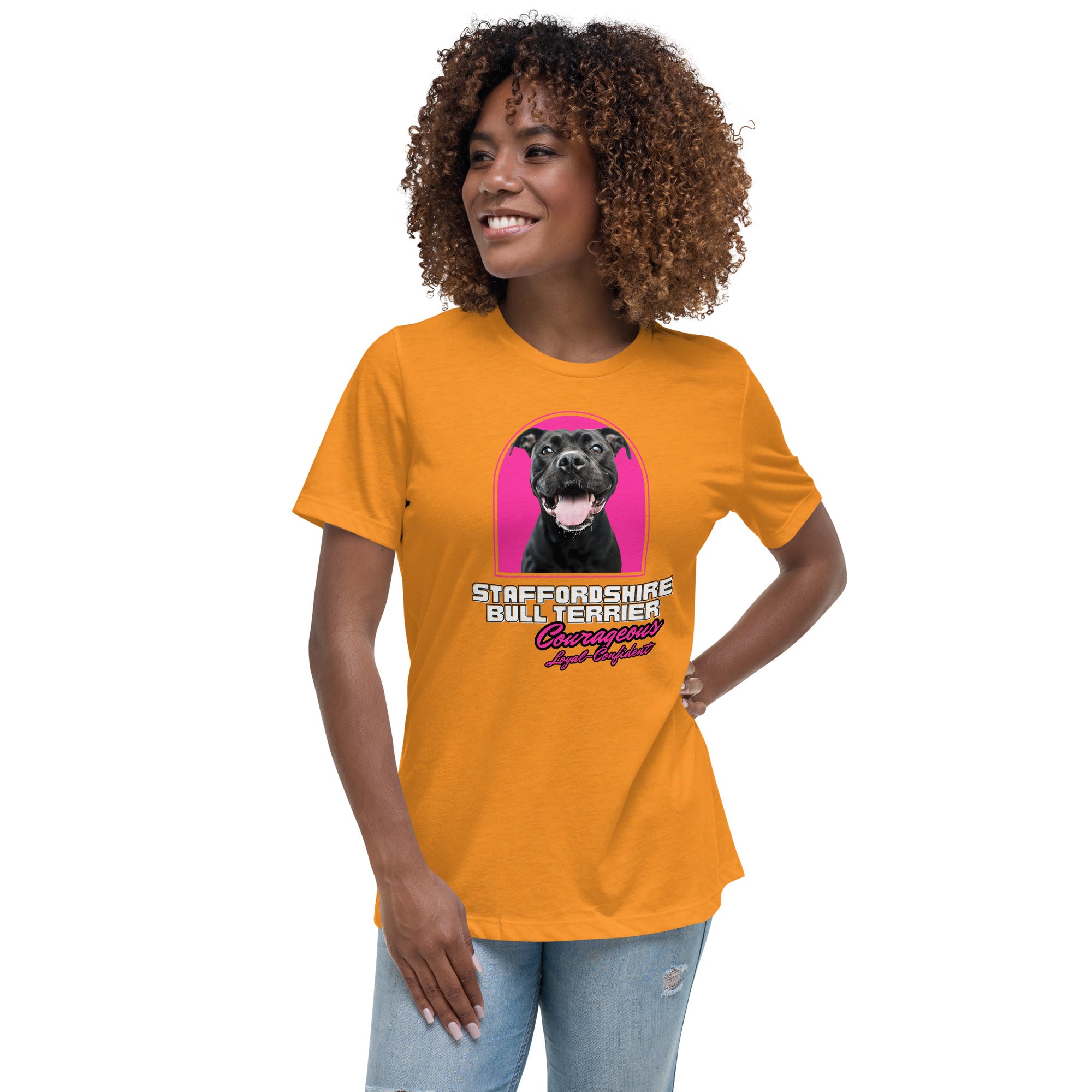 Staffordshire Bull Terrier Women's Relaxed T-Shirt