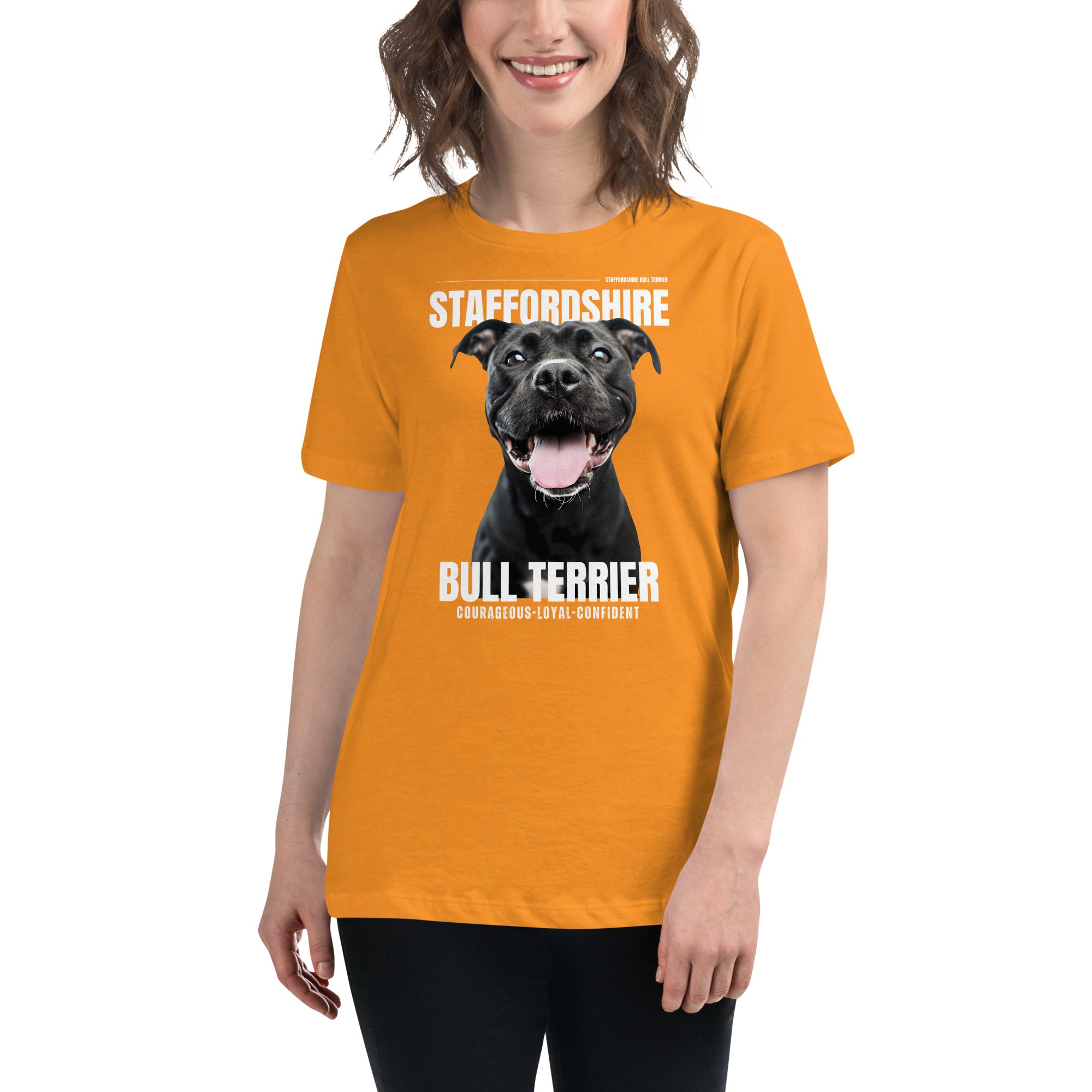 Staffordshire Bull Terrier Women's Relaxed T-Shirt