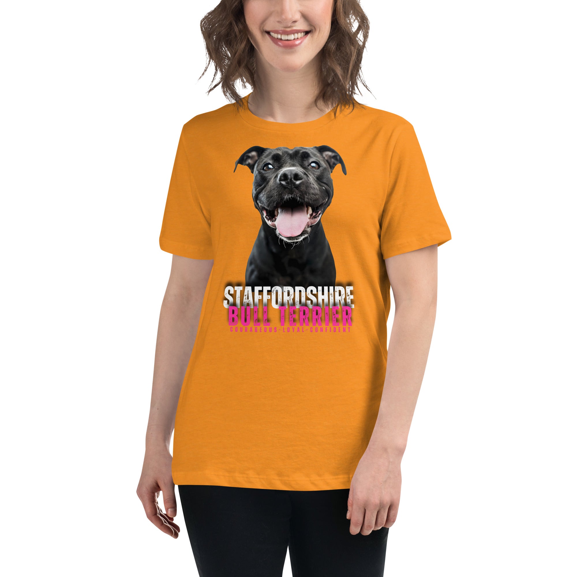 Staffordshire Bull Terrier Women's Relaxed T-Shirt