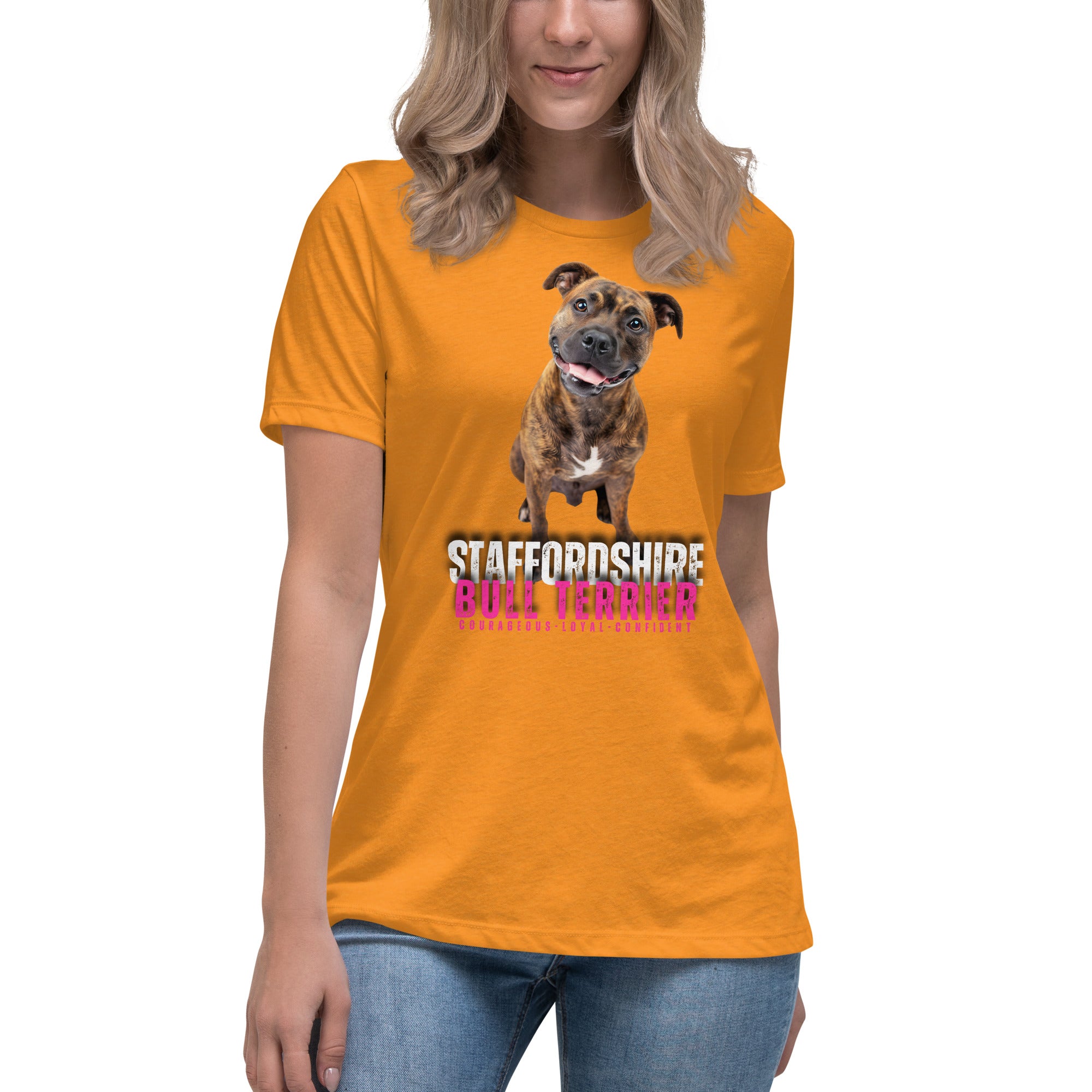 Staffordshire Bull Terrier Women's Relaxed T-Shirt