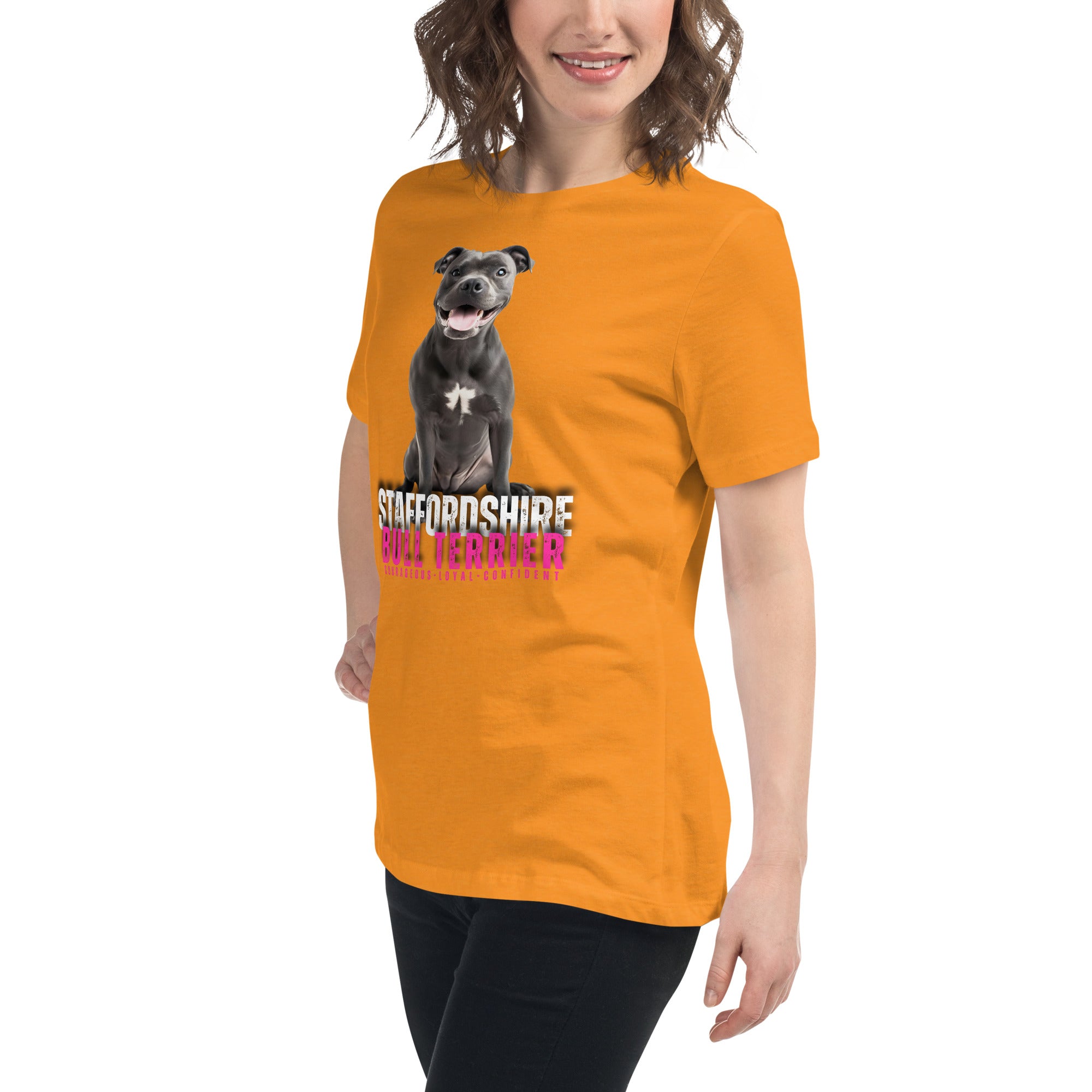 Staffordshire Bull Terrier Women's Relaxed T-Shirt