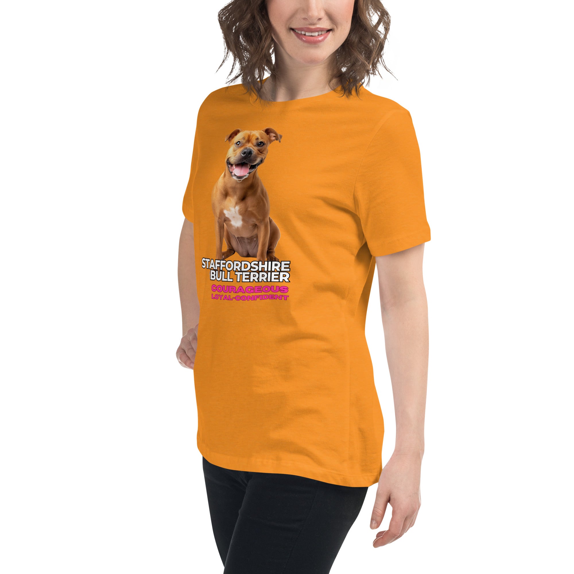 Staffordshire Bull Terrier Women's Relaxed T-Shirt