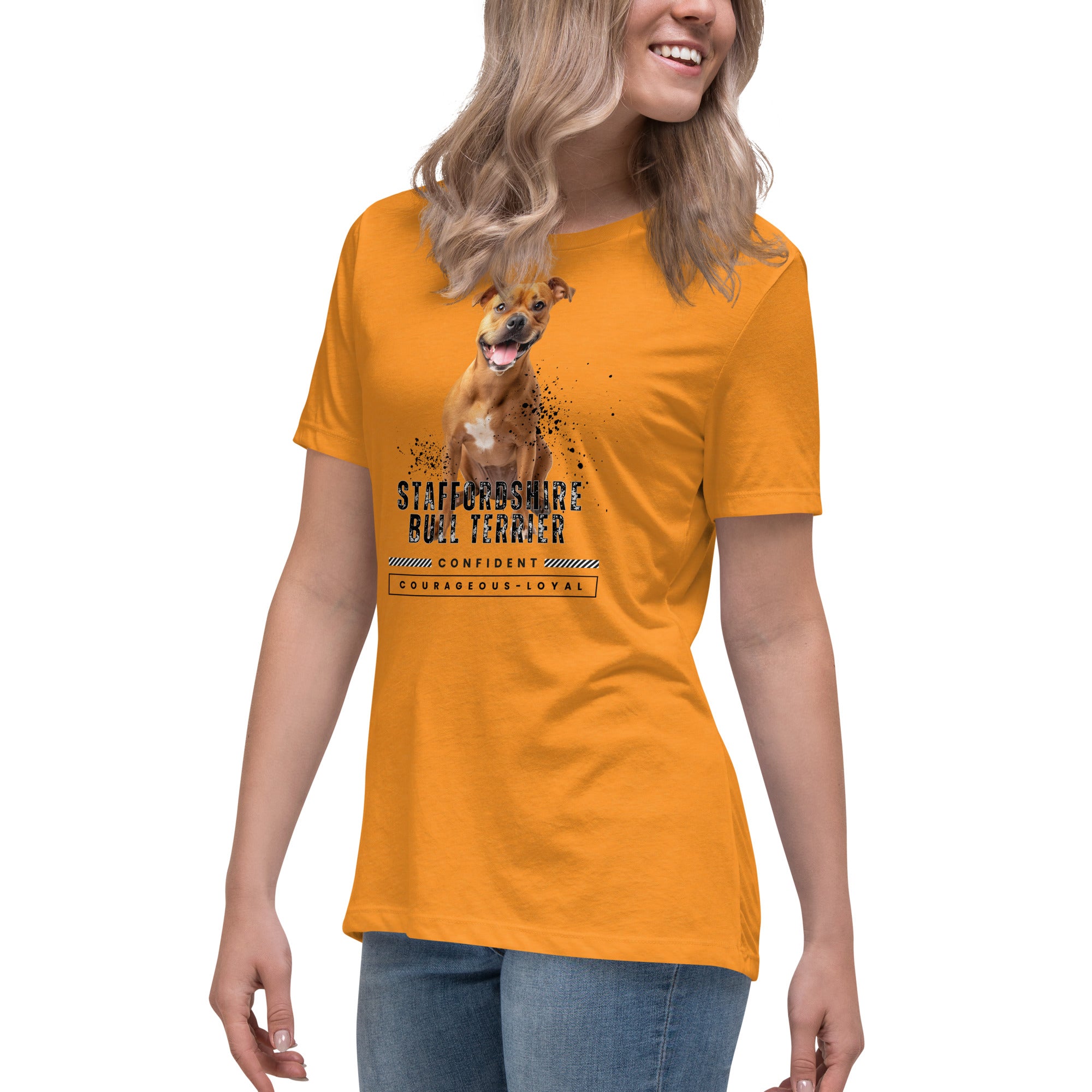 Staffordshire Bull Terrier Women's Relaxed T-Shirt