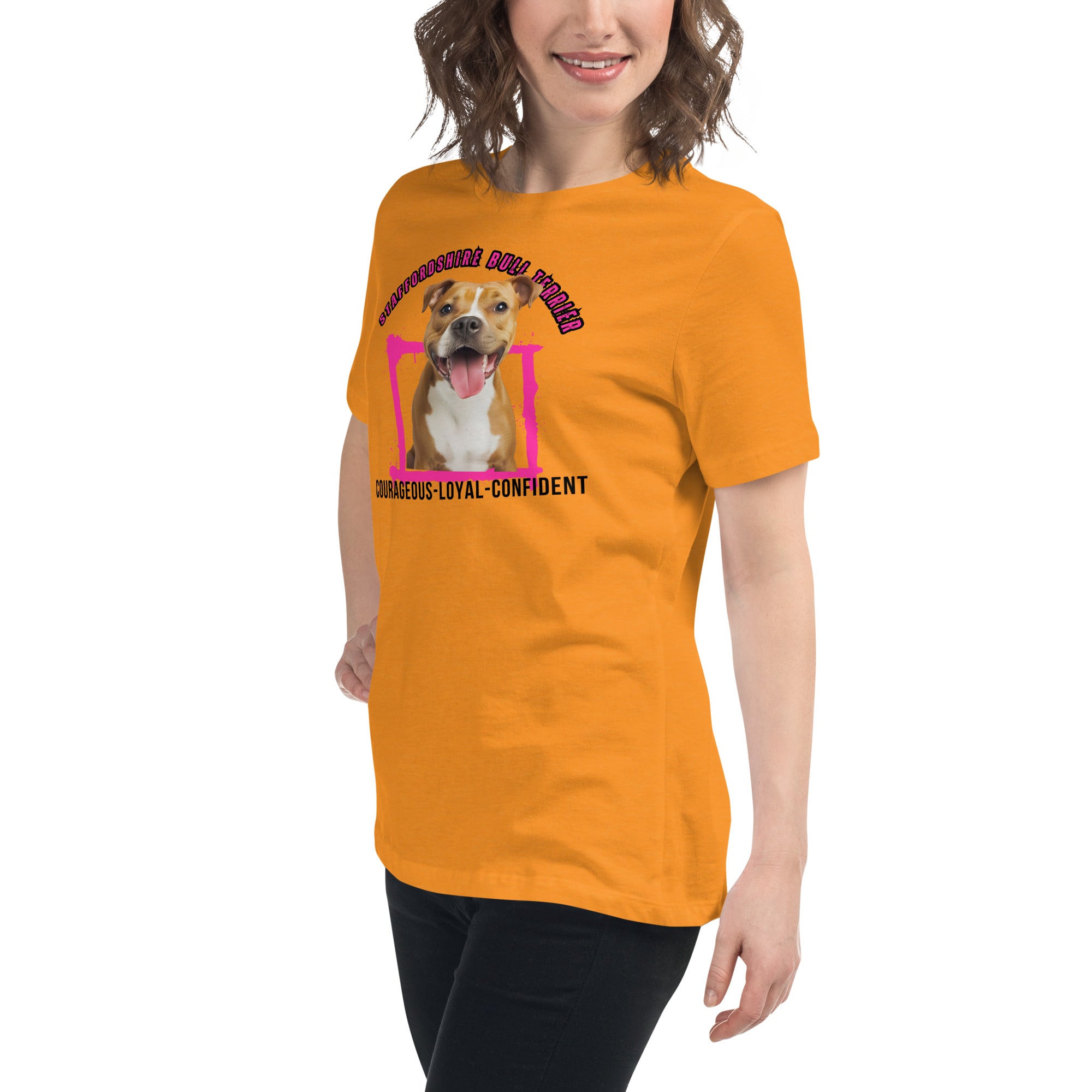 Staffordshire Bull Terrier Women's Relaxed T-Shirt