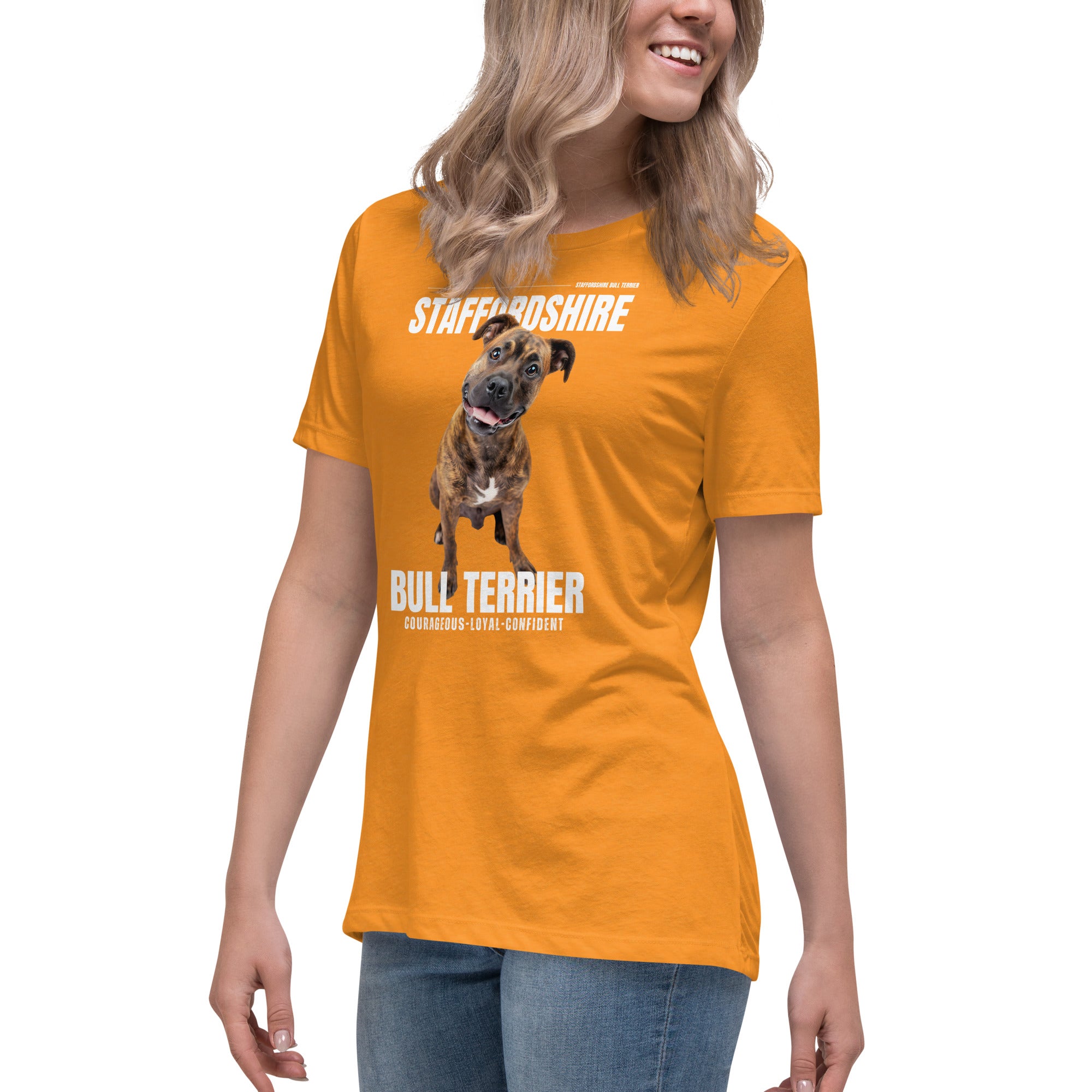 Staffordshire Bull Terrier Women's Relaxed T-Shirt