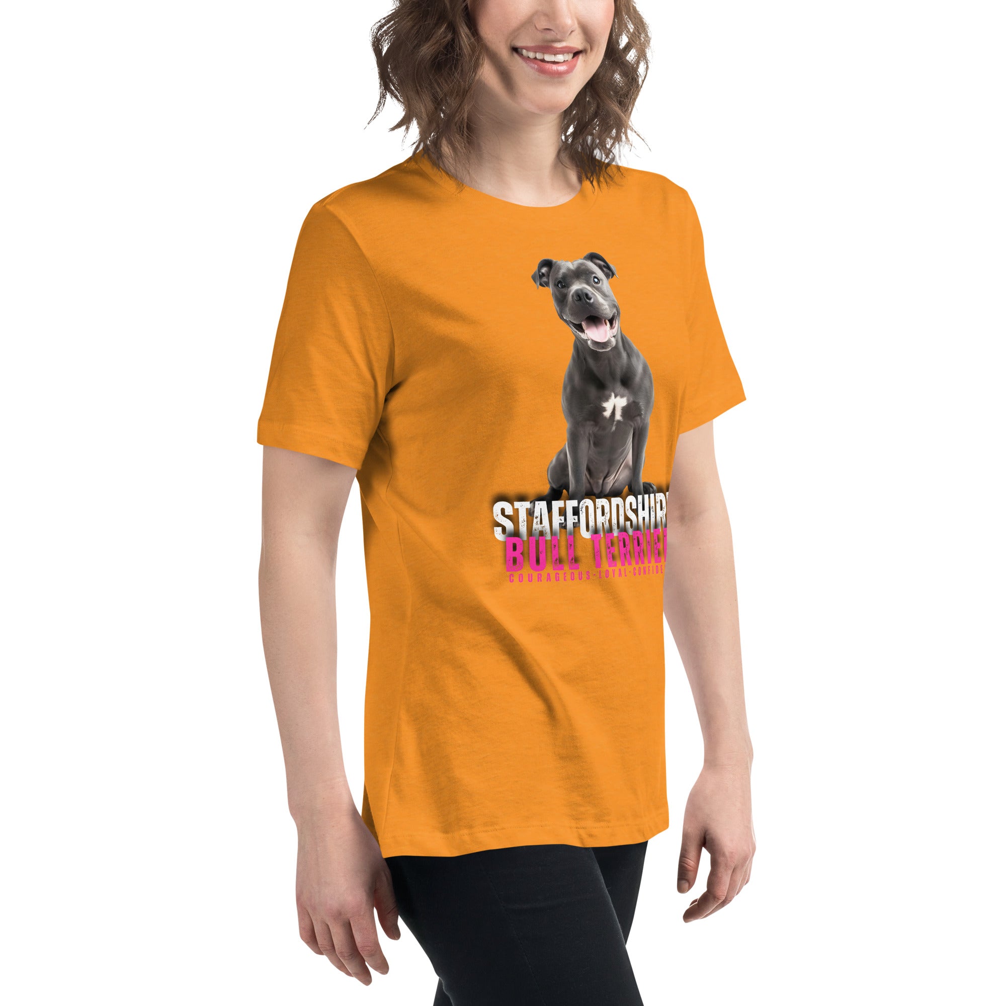 Staffordshire Bull Terrier Women's Relaxed T-Shirt