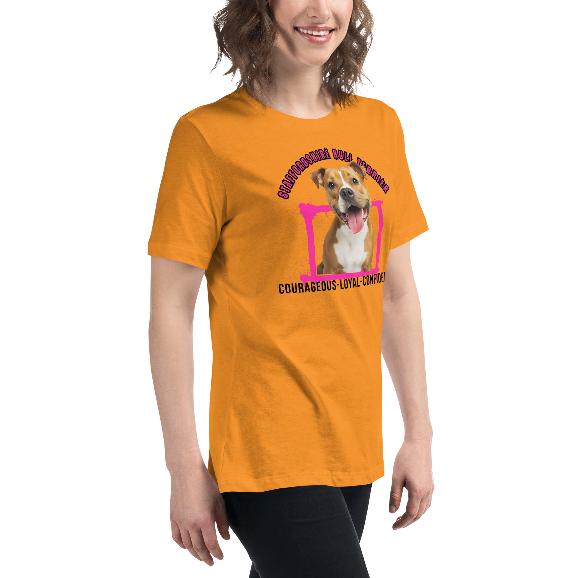 Staffordshire Bull Terrier Women's Relaxed T-Shirt