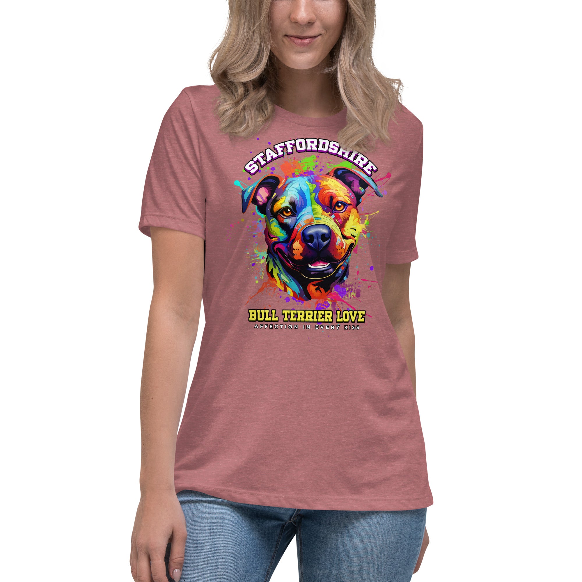 Staffordshire Bull Terrier Women's Relaxed T-Shirt